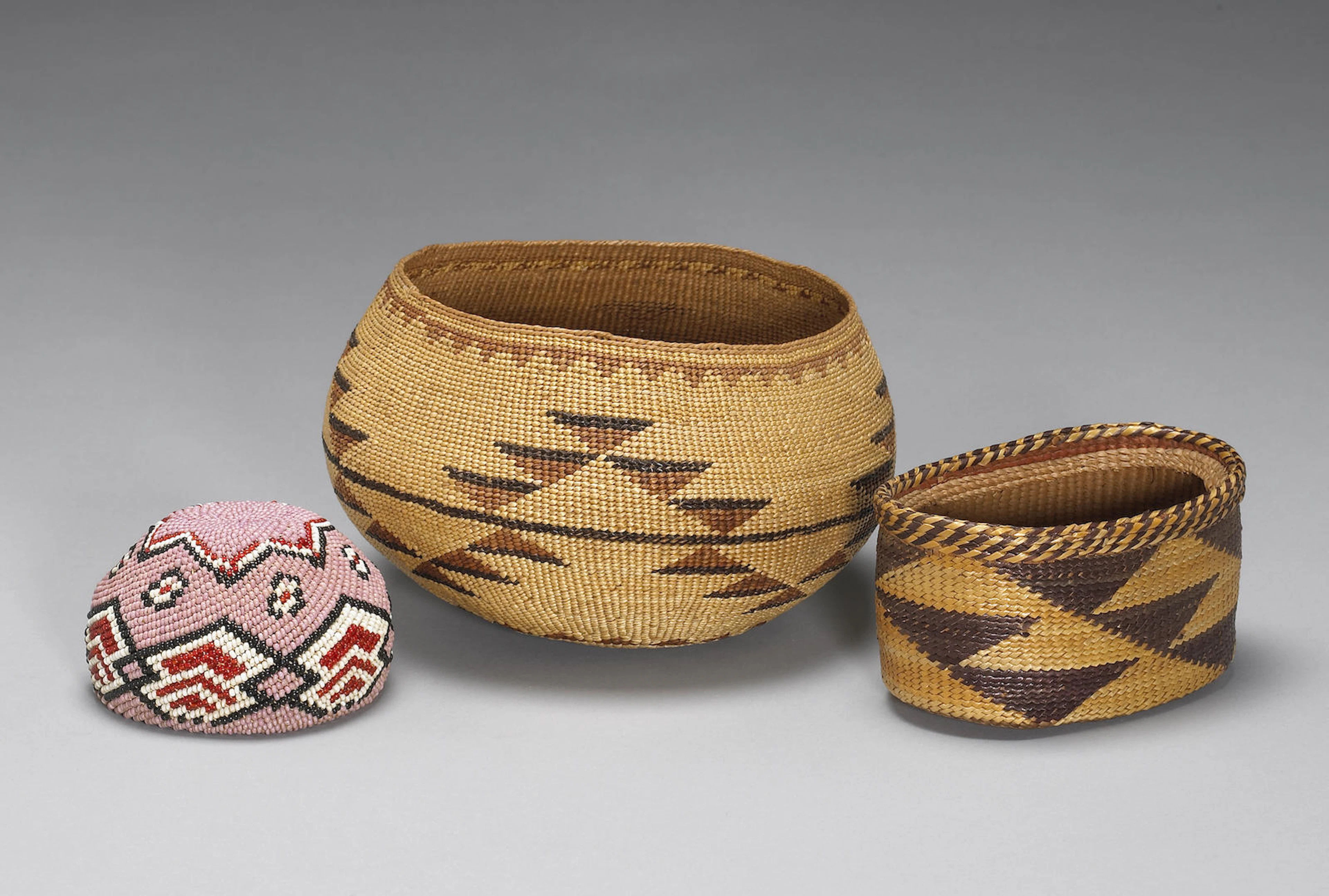 Three Western baskets