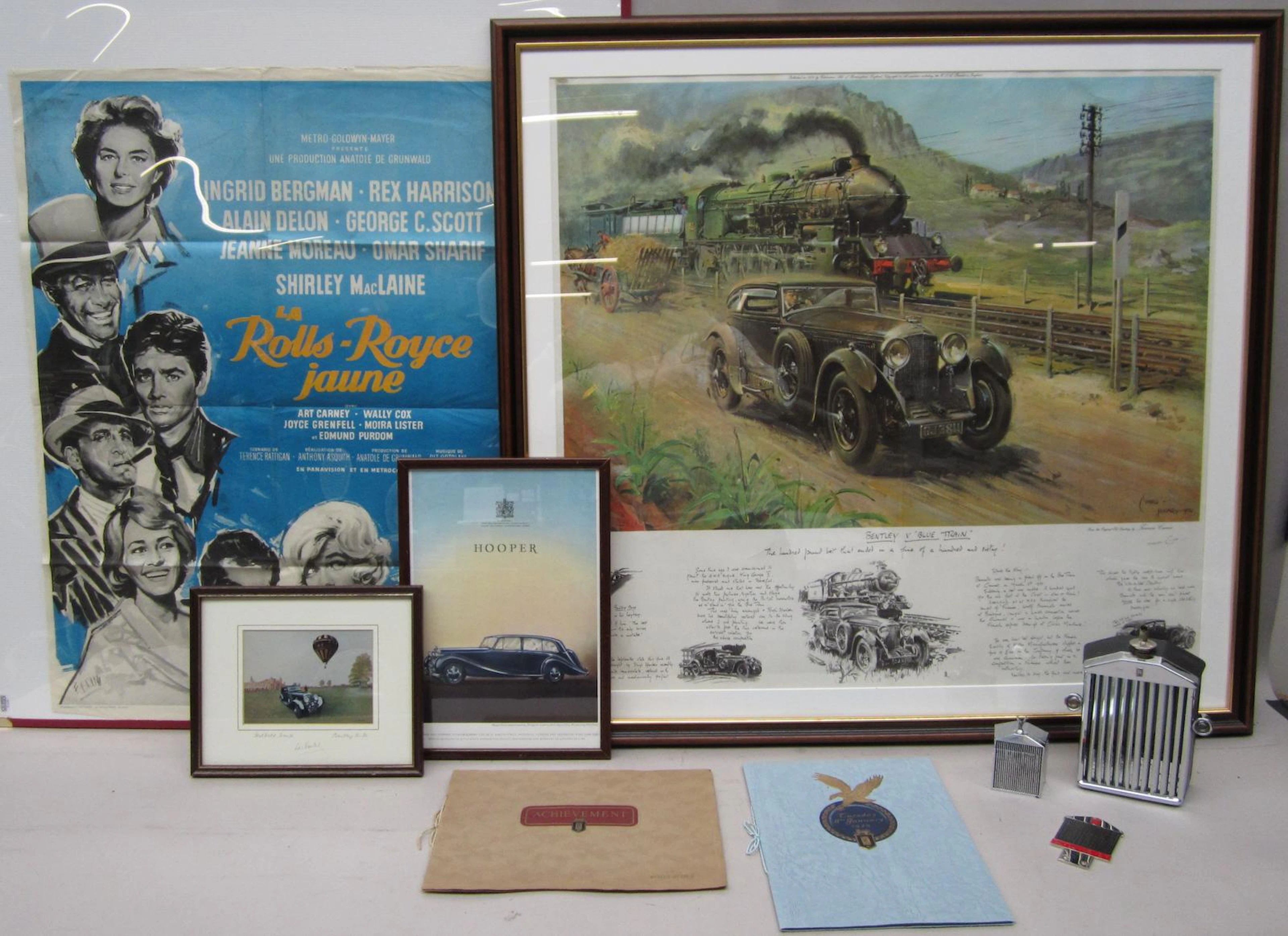 A lot of Rolls-Royce and Bentley related items,
