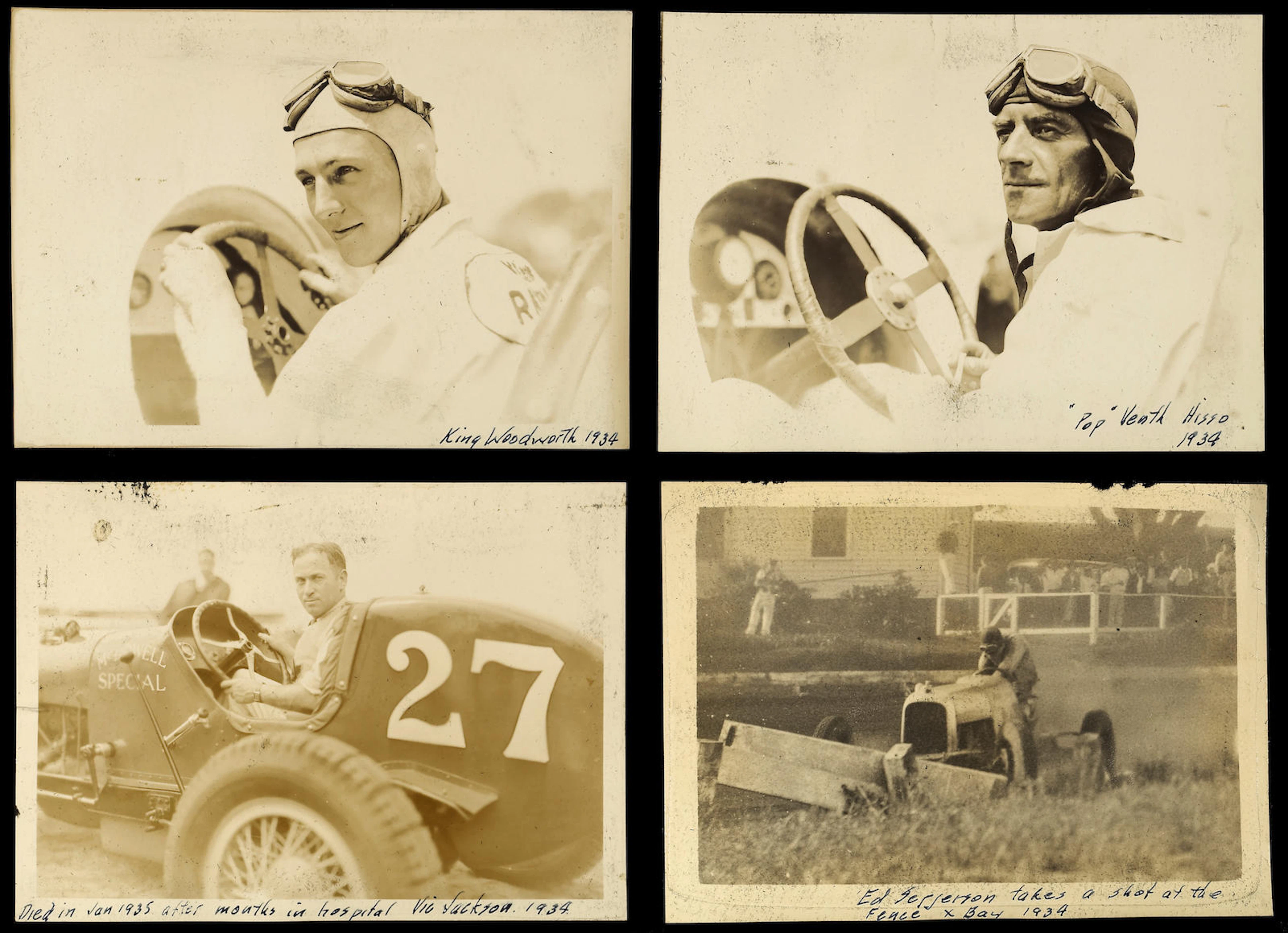 A comprehensive Midget Auto Racing photograph album, 1930s,