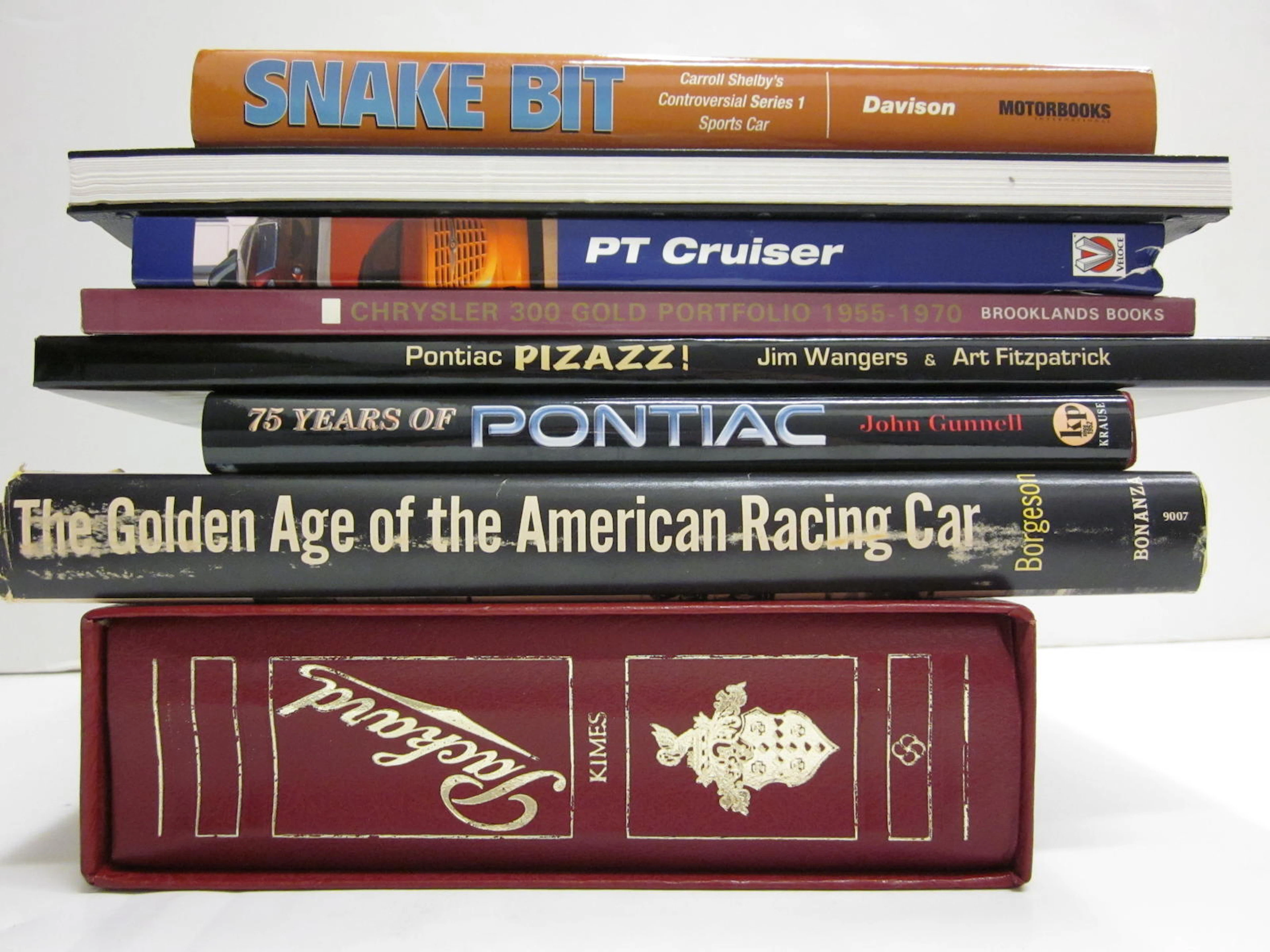 A collection of various American auto marque titles,