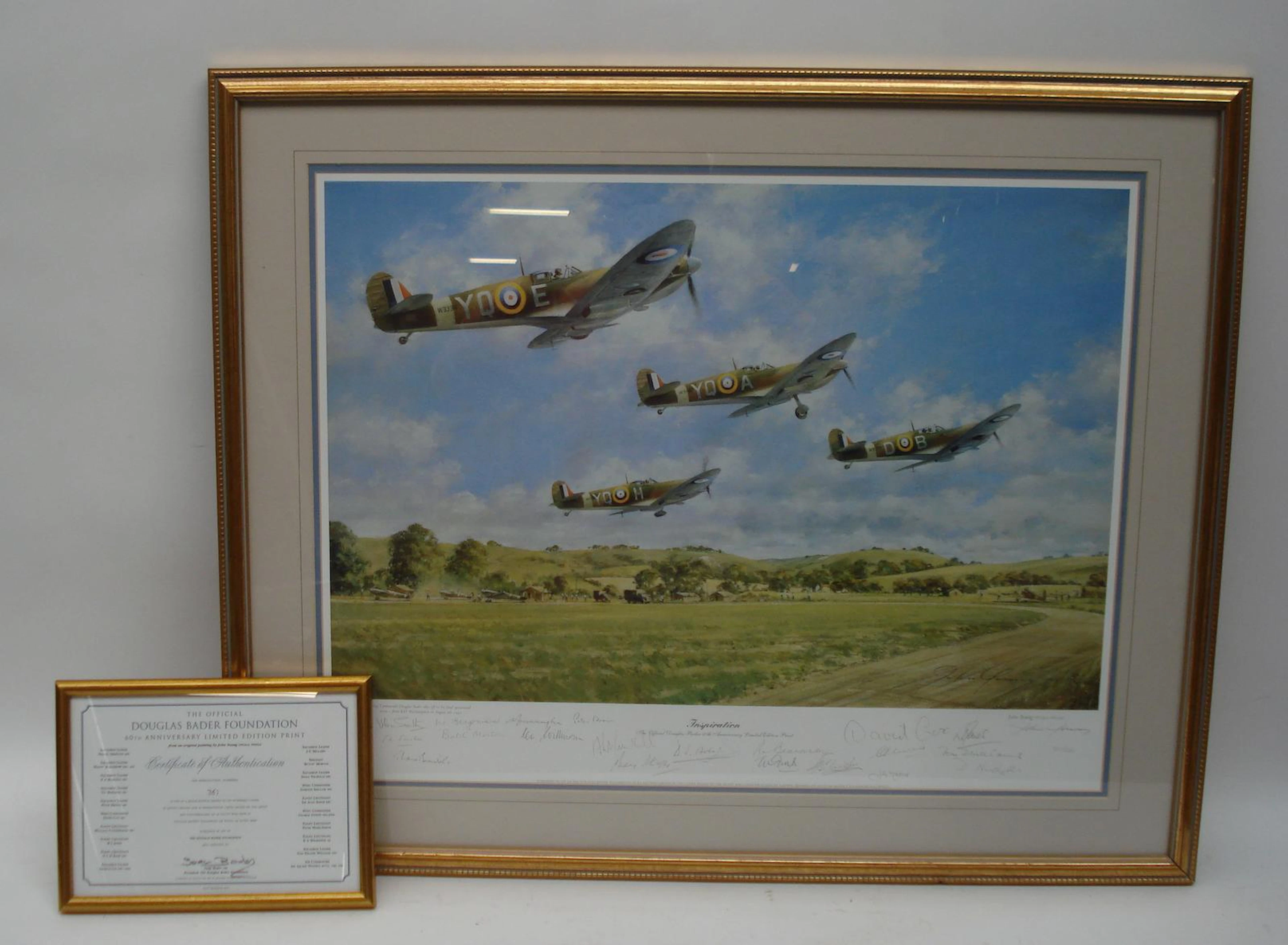 'Inspiration' multiple signed limited edition print after John Young,