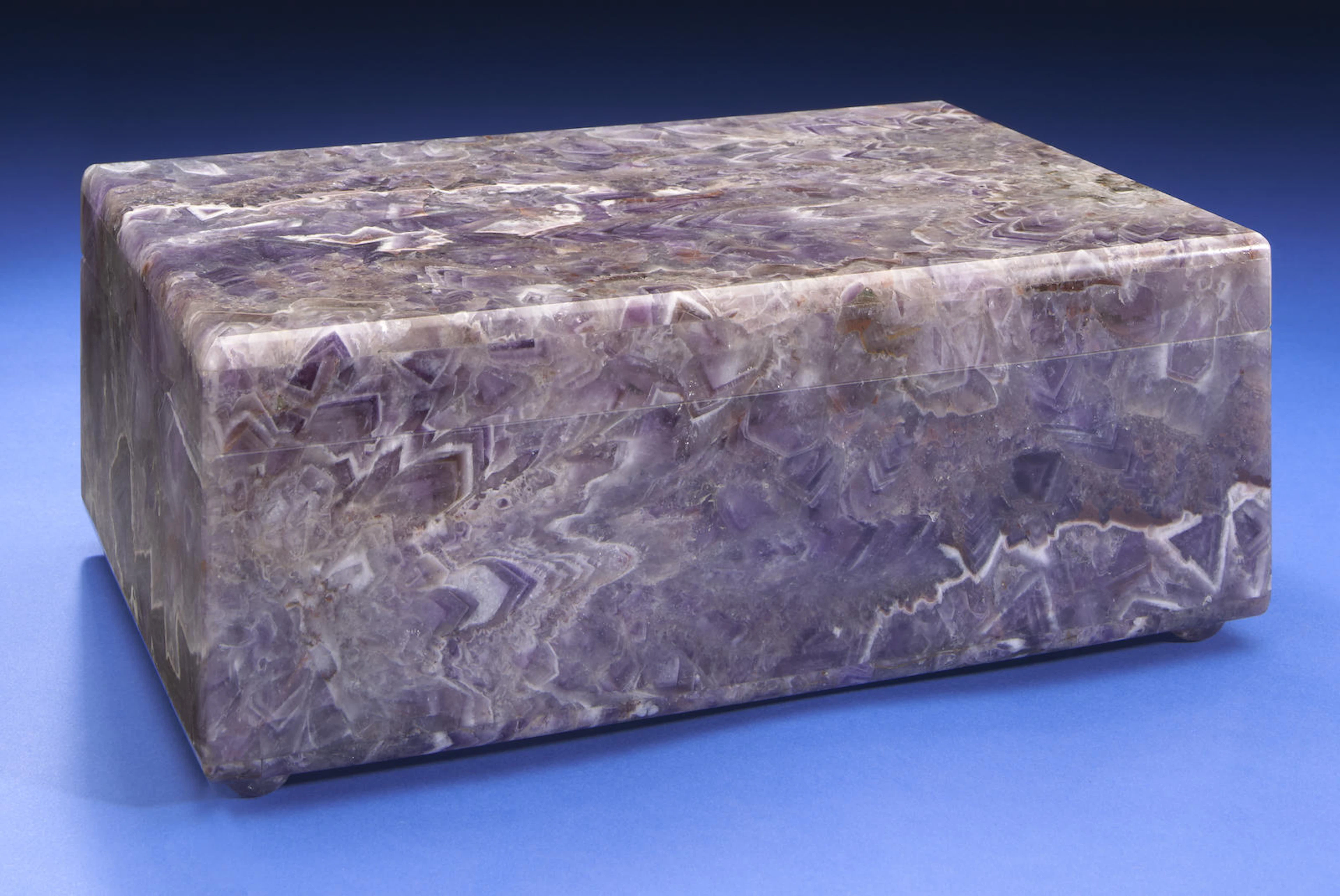 Amethyst Intarsia Box