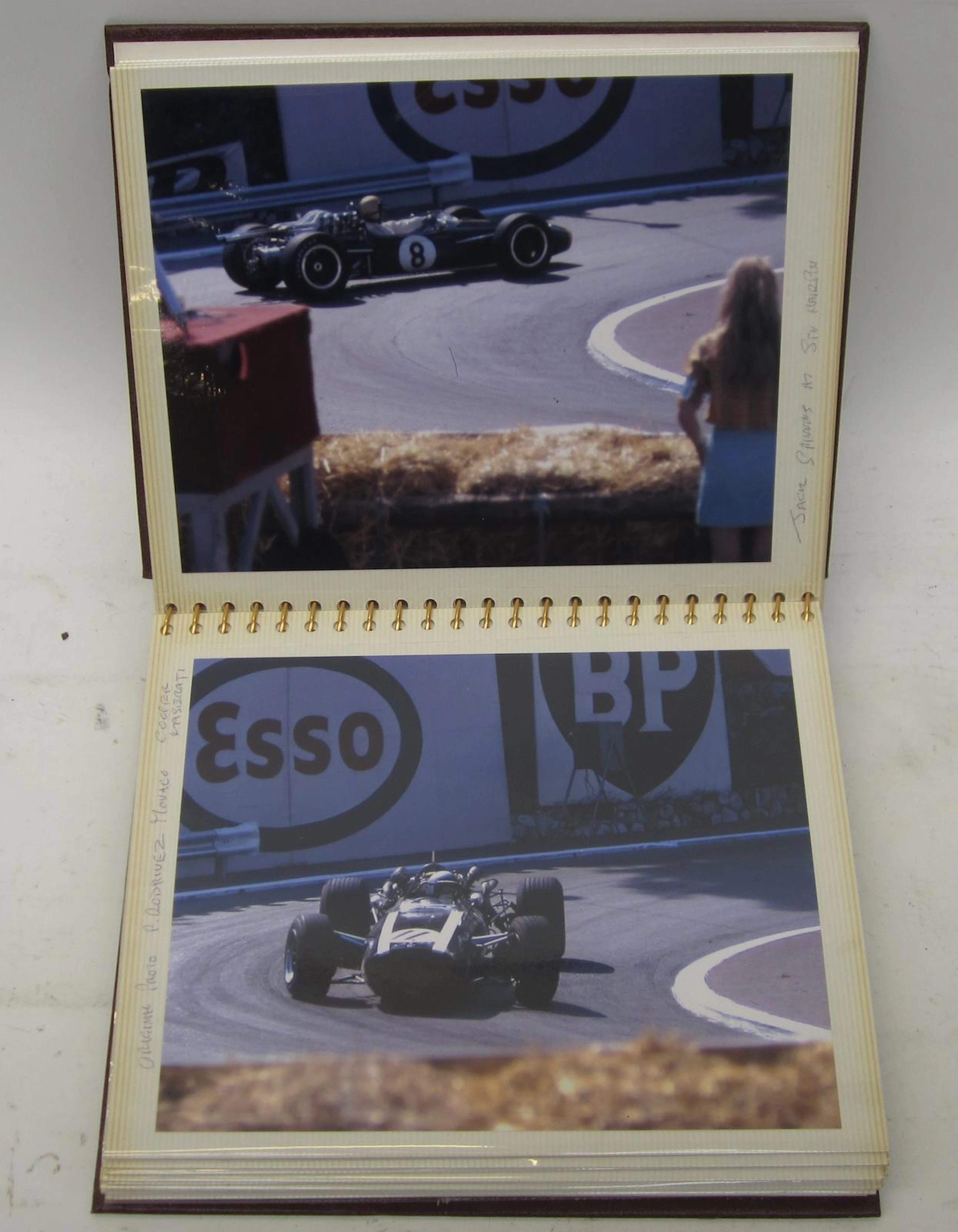 An album of motorsport photographs and ephemera,
