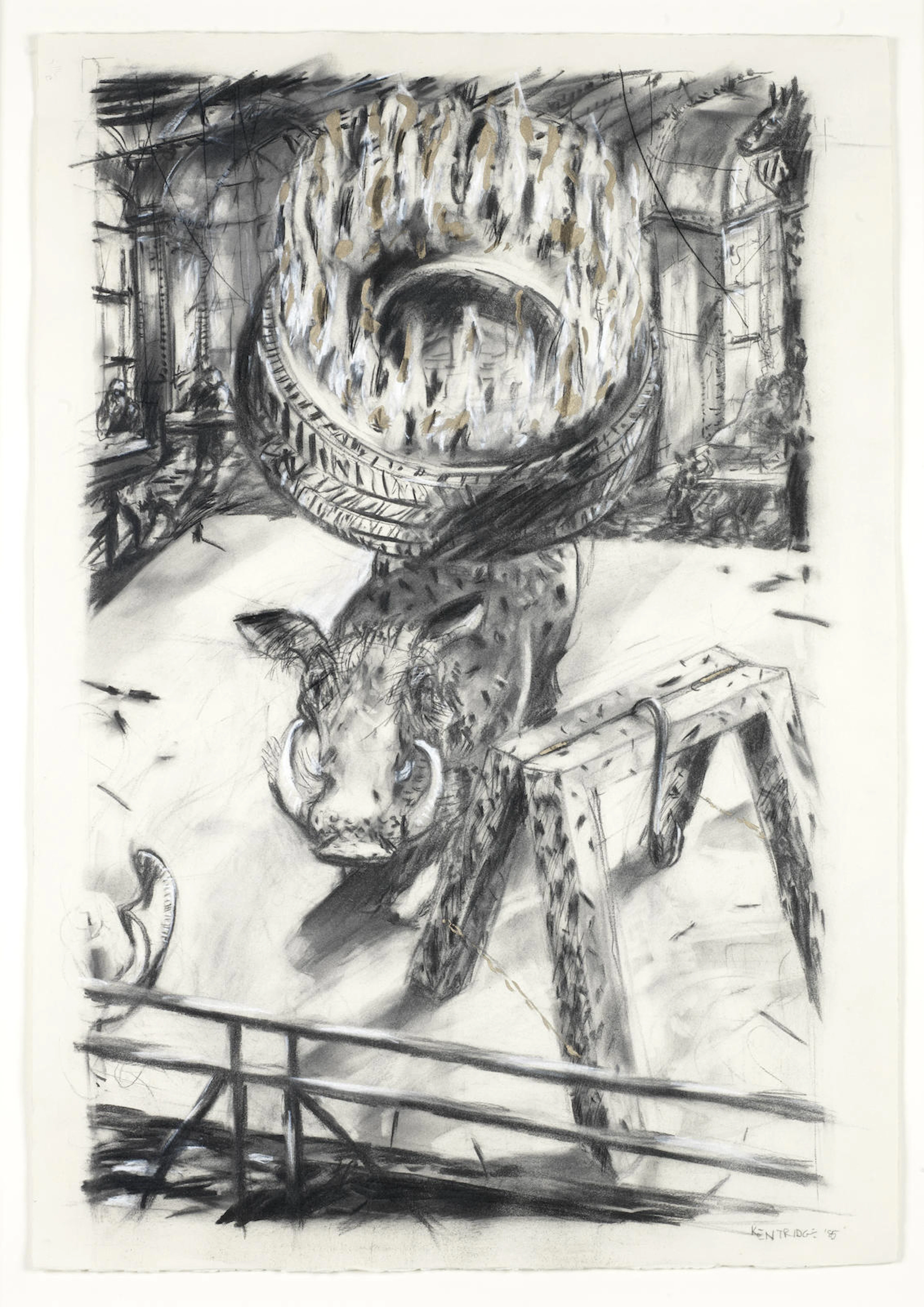 William Joseph Kentridge (South African, born 1955) Warthog and necklace