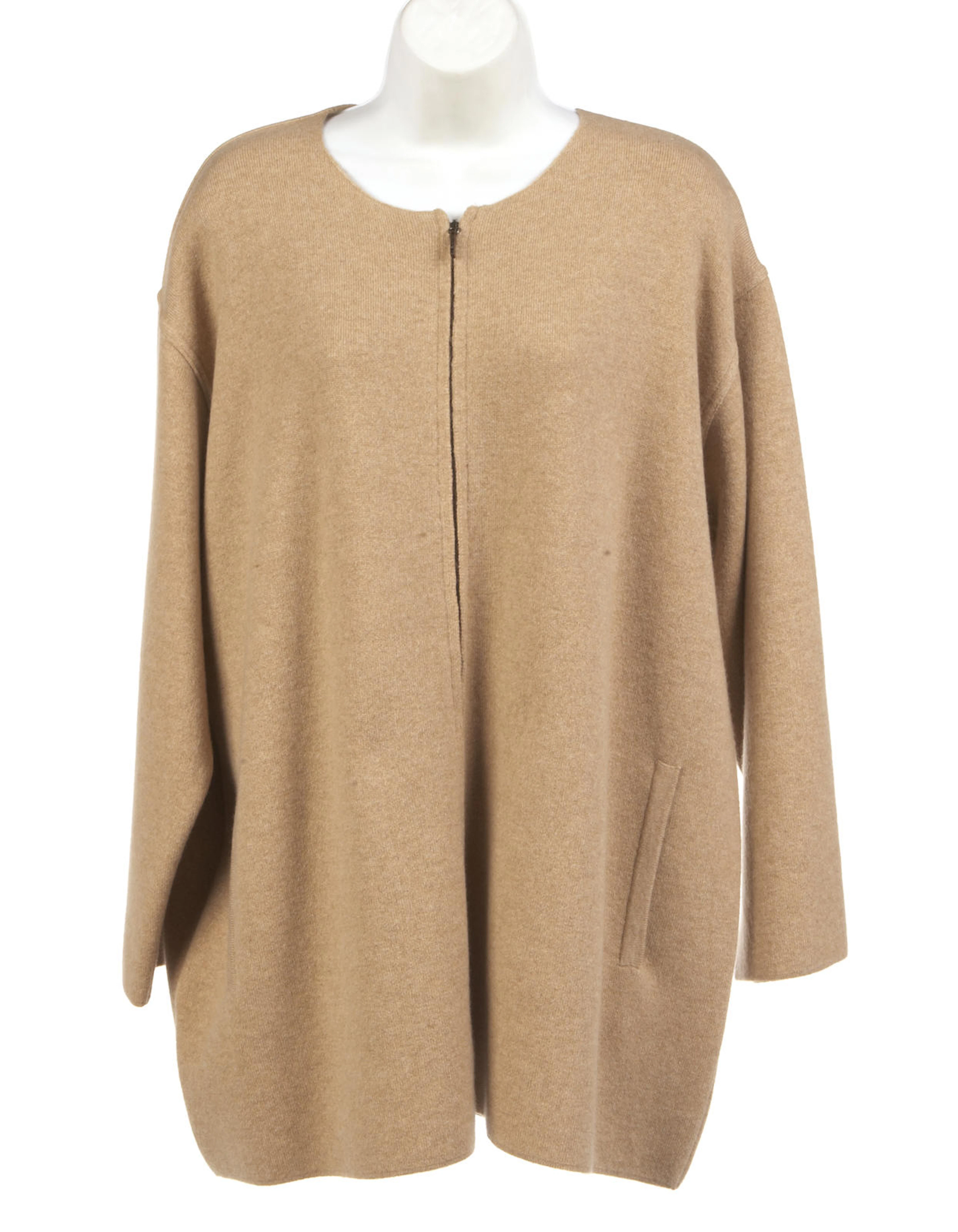 An Isaac Mizrahi long black knit dress