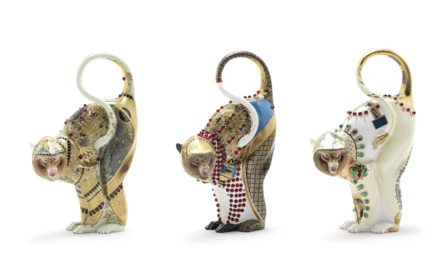 Alex Hooper 'Ruby' a Unique Minton Model of a Monkey, 2006