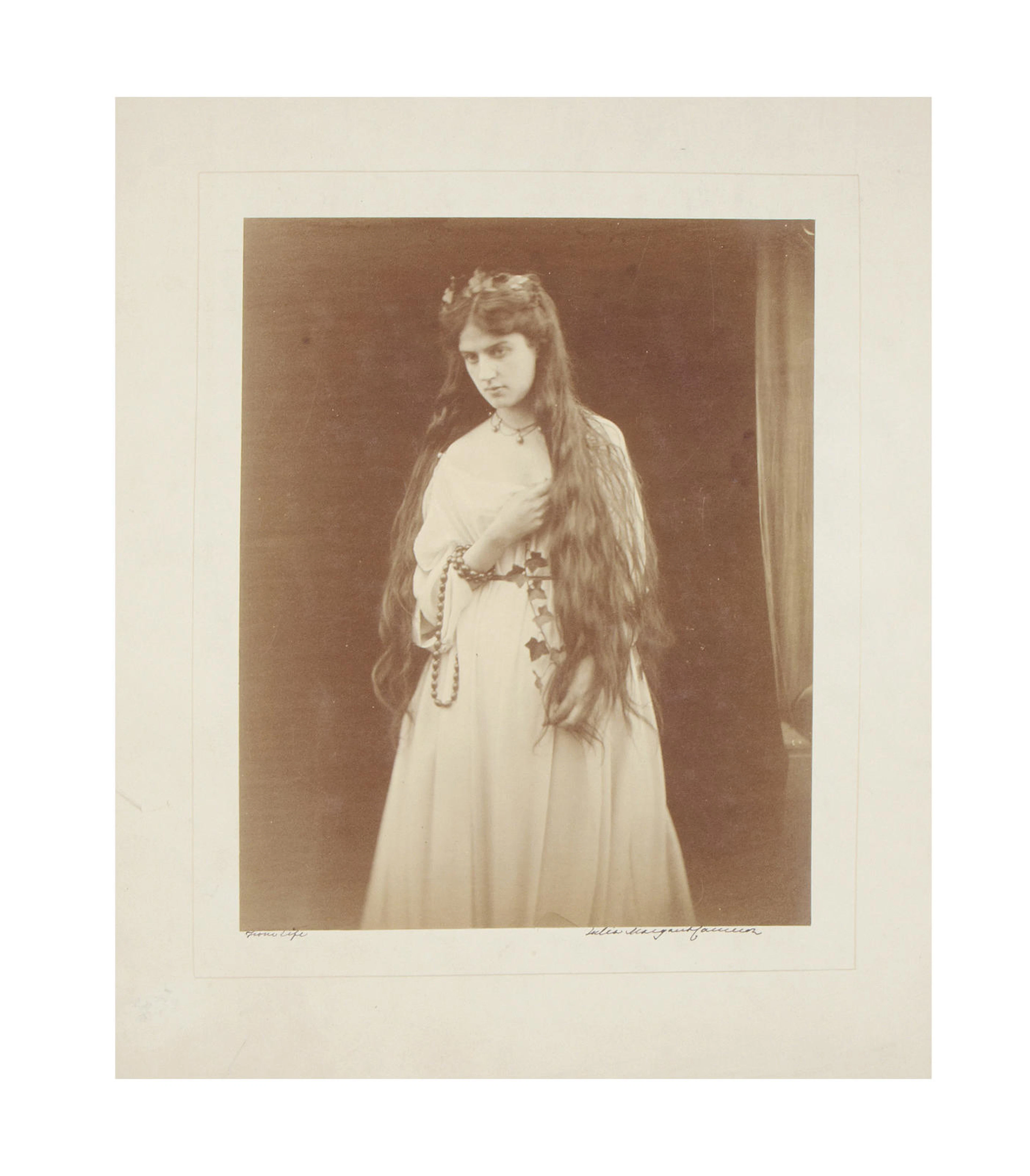 PHOTOGRAPHY. CAMERON (JULIA MARGARET) "Memory. Marie Spartali", September 1868