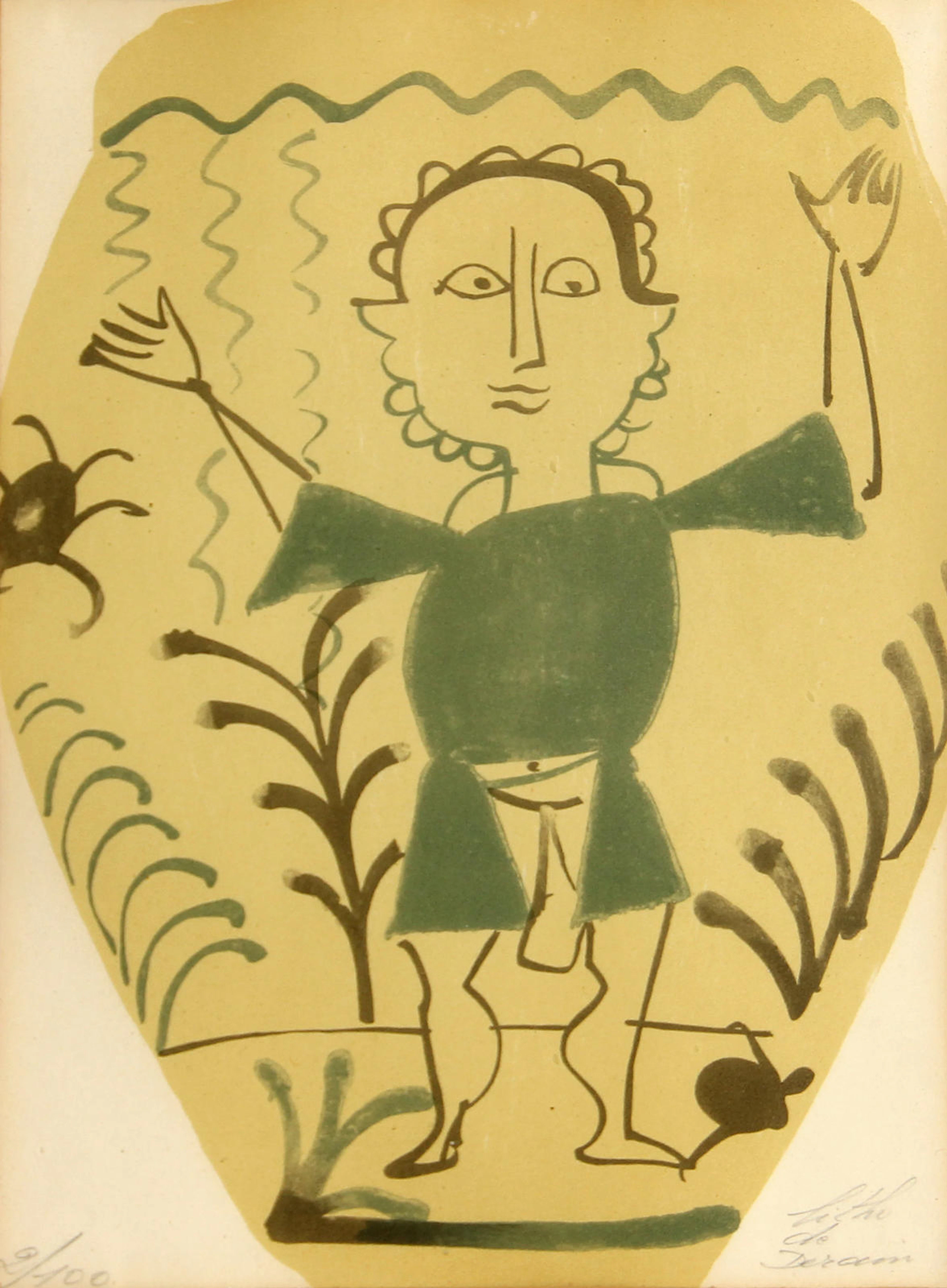 After André Derain; Untitled (Man underwater);
