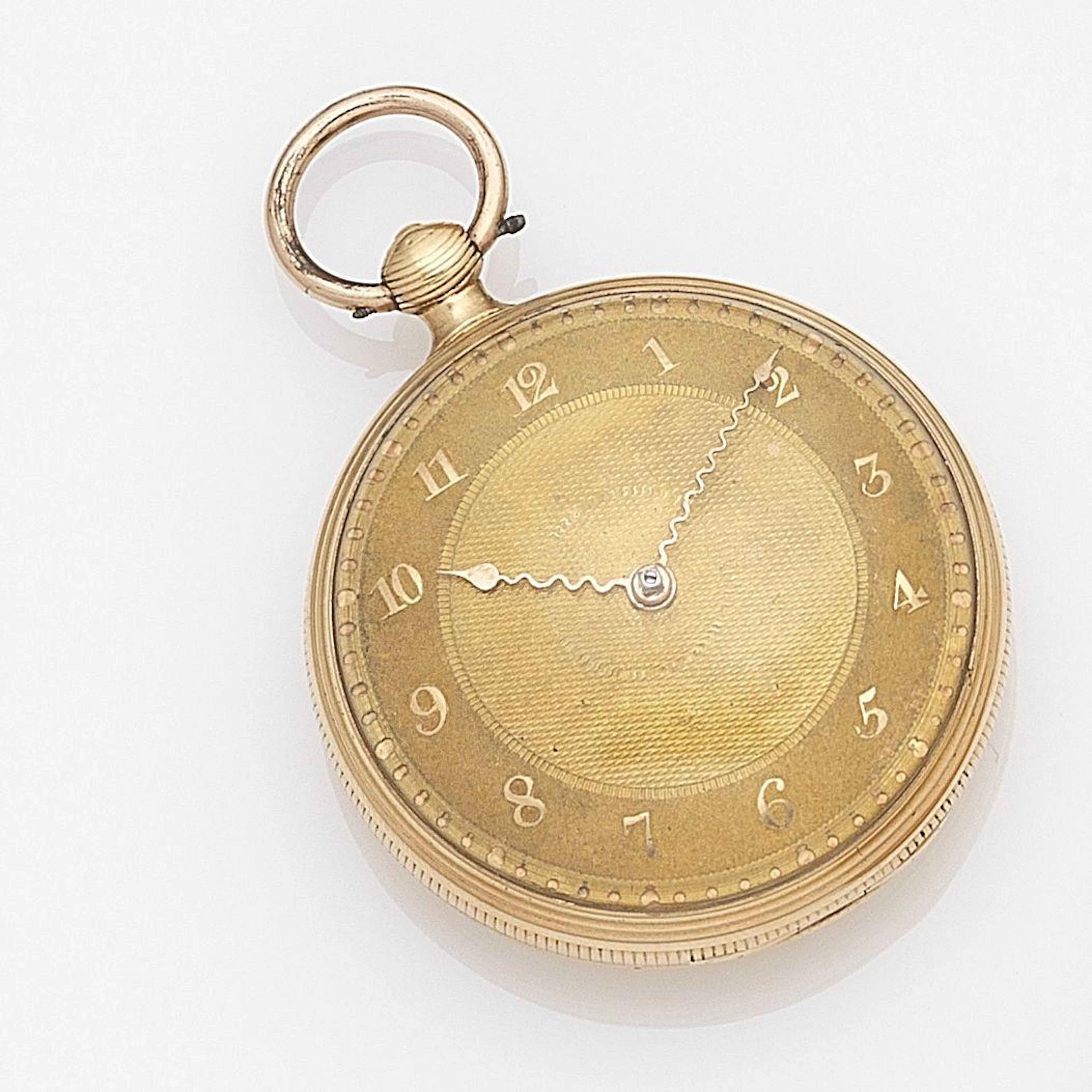 Desbois & Wheeler, London. An 18ct gold key wind open face pocket watch Case No.309, Movement No.2309, London Hallmark for 1813