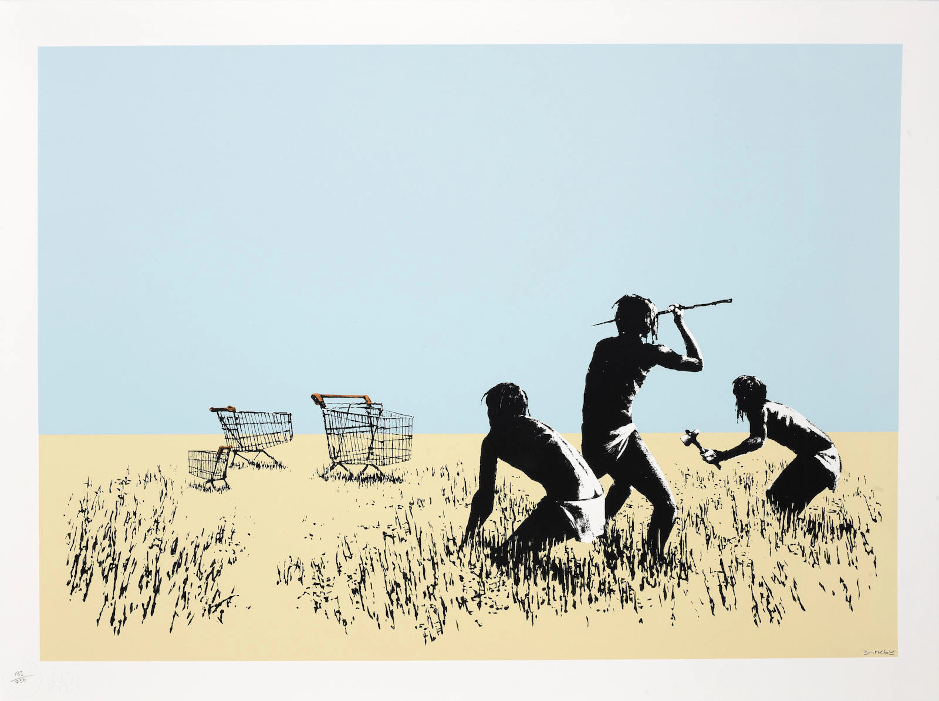 Banksy (b. 1975) Trolleys (colour)