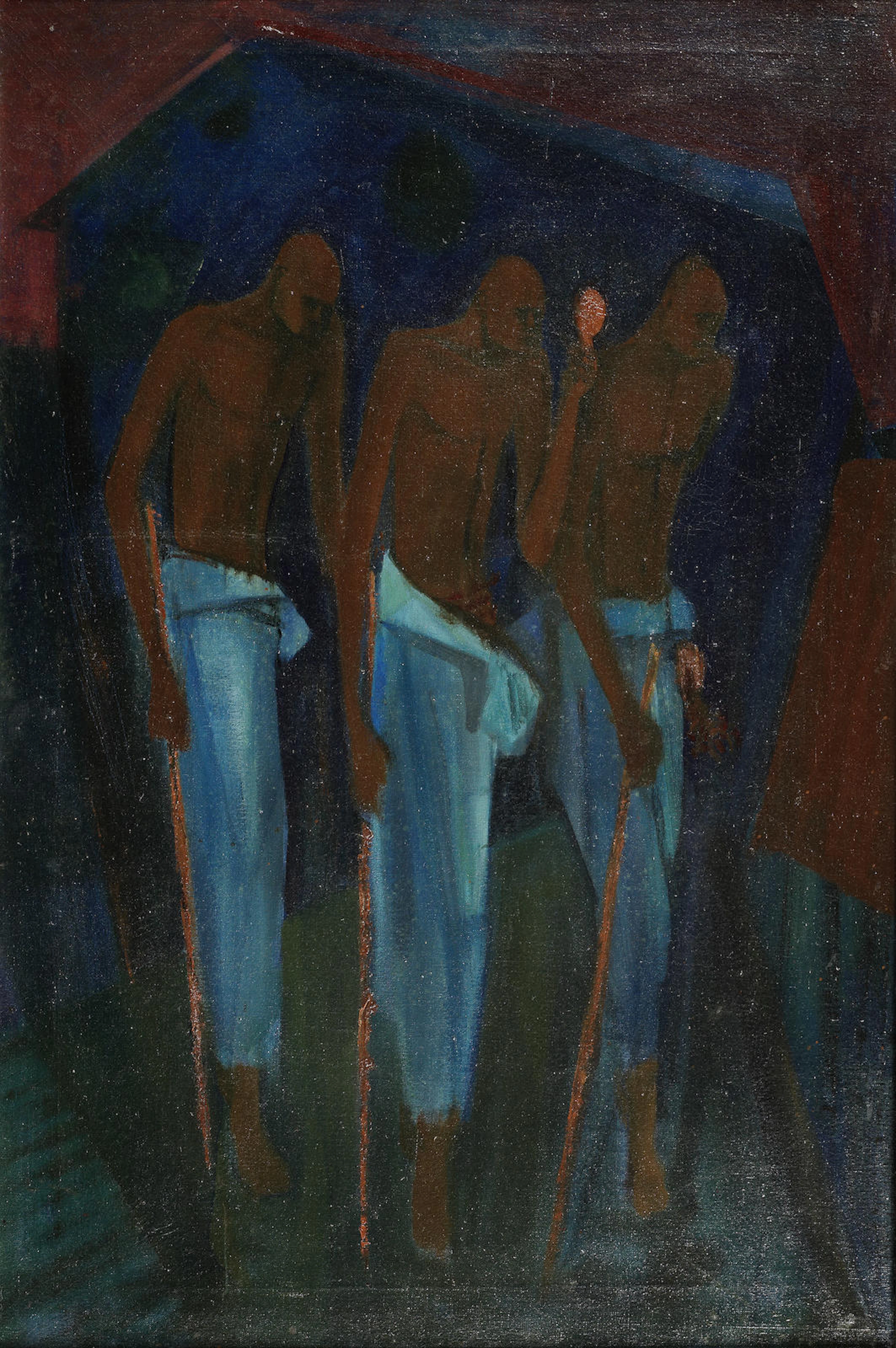 Yusuf Adebayo Cameron Grillo (Nigerian, born 1934) The Mourners