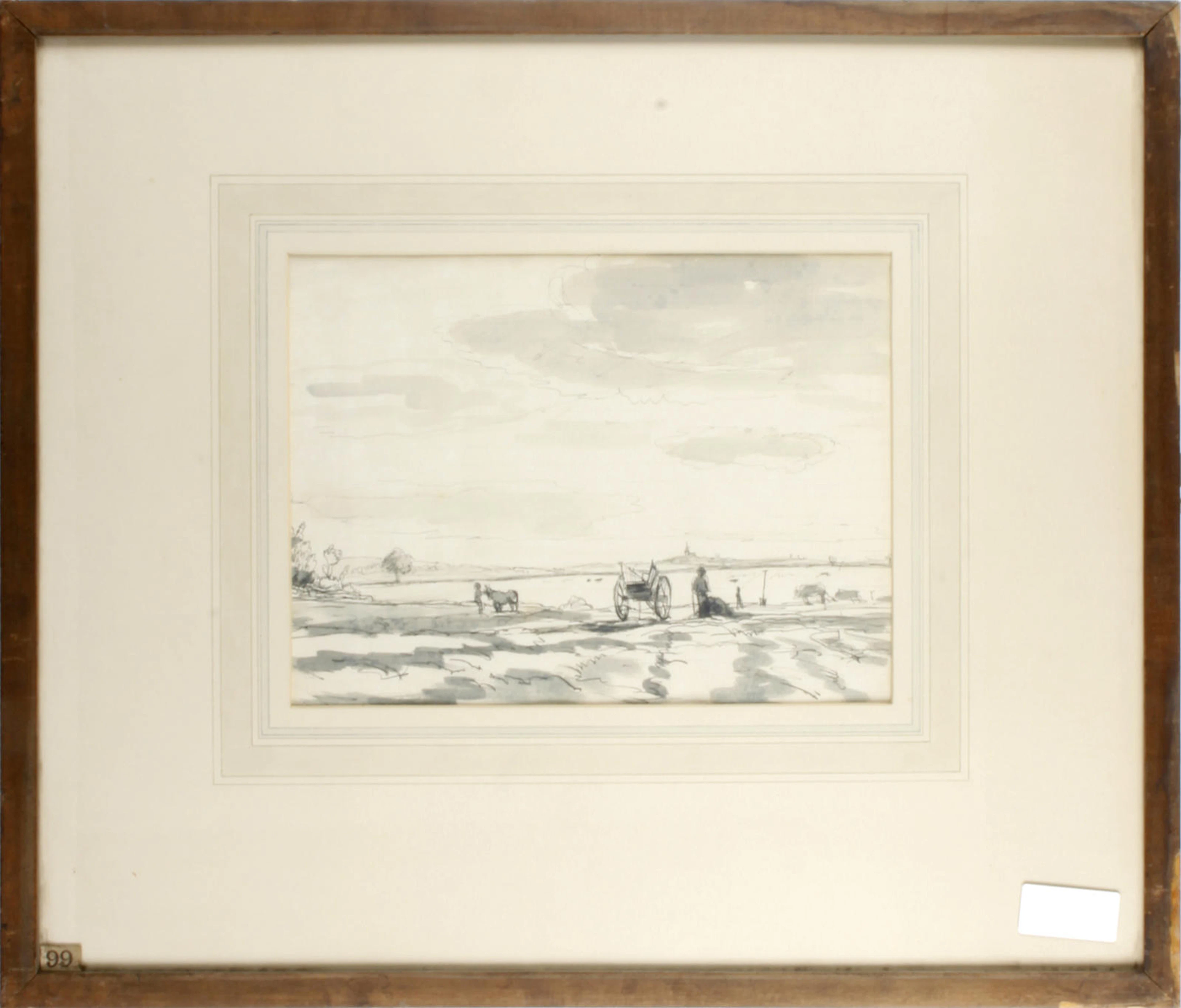 Country house in a landscape