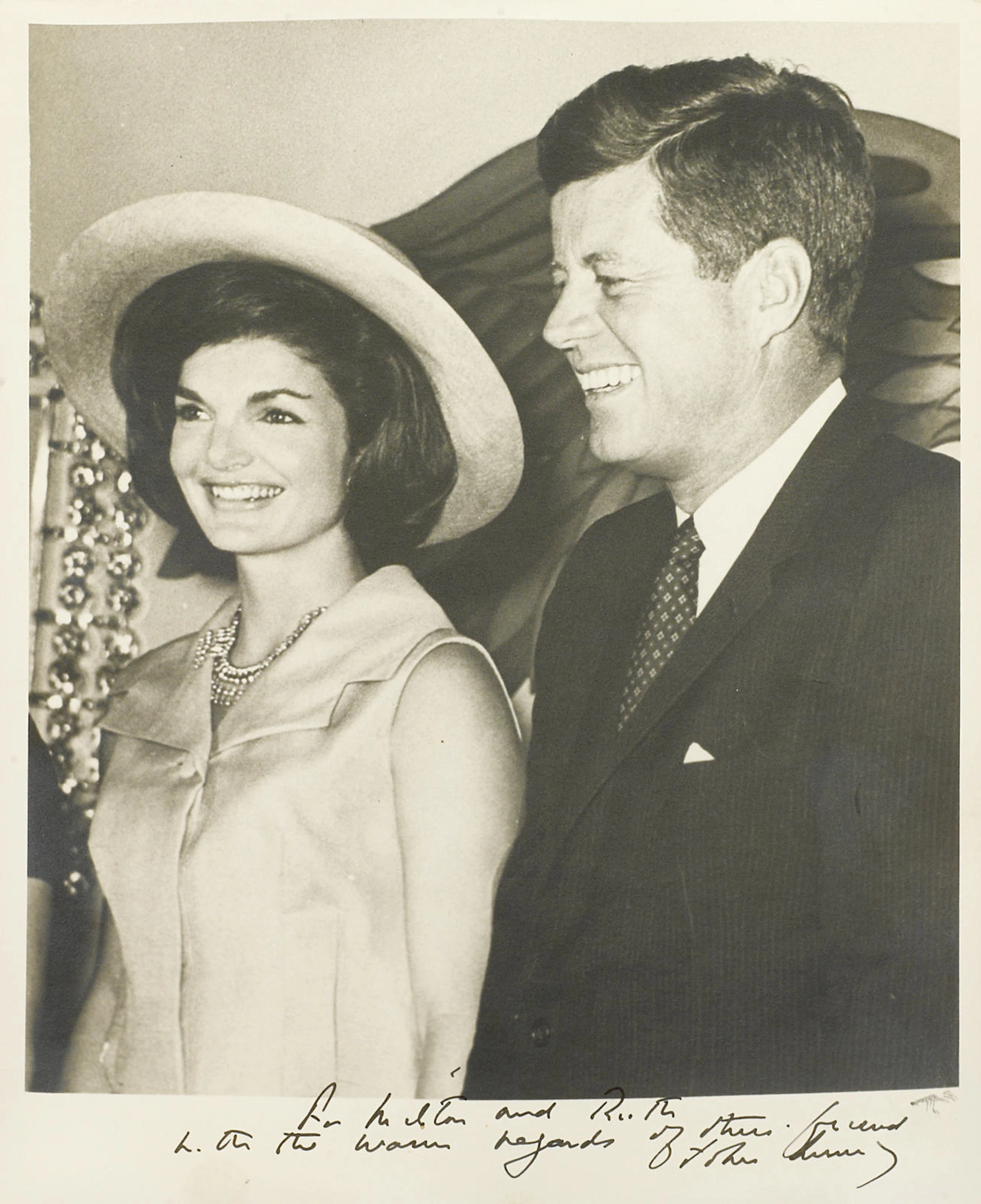 A John F. Kennedy signed and inscribed photograph