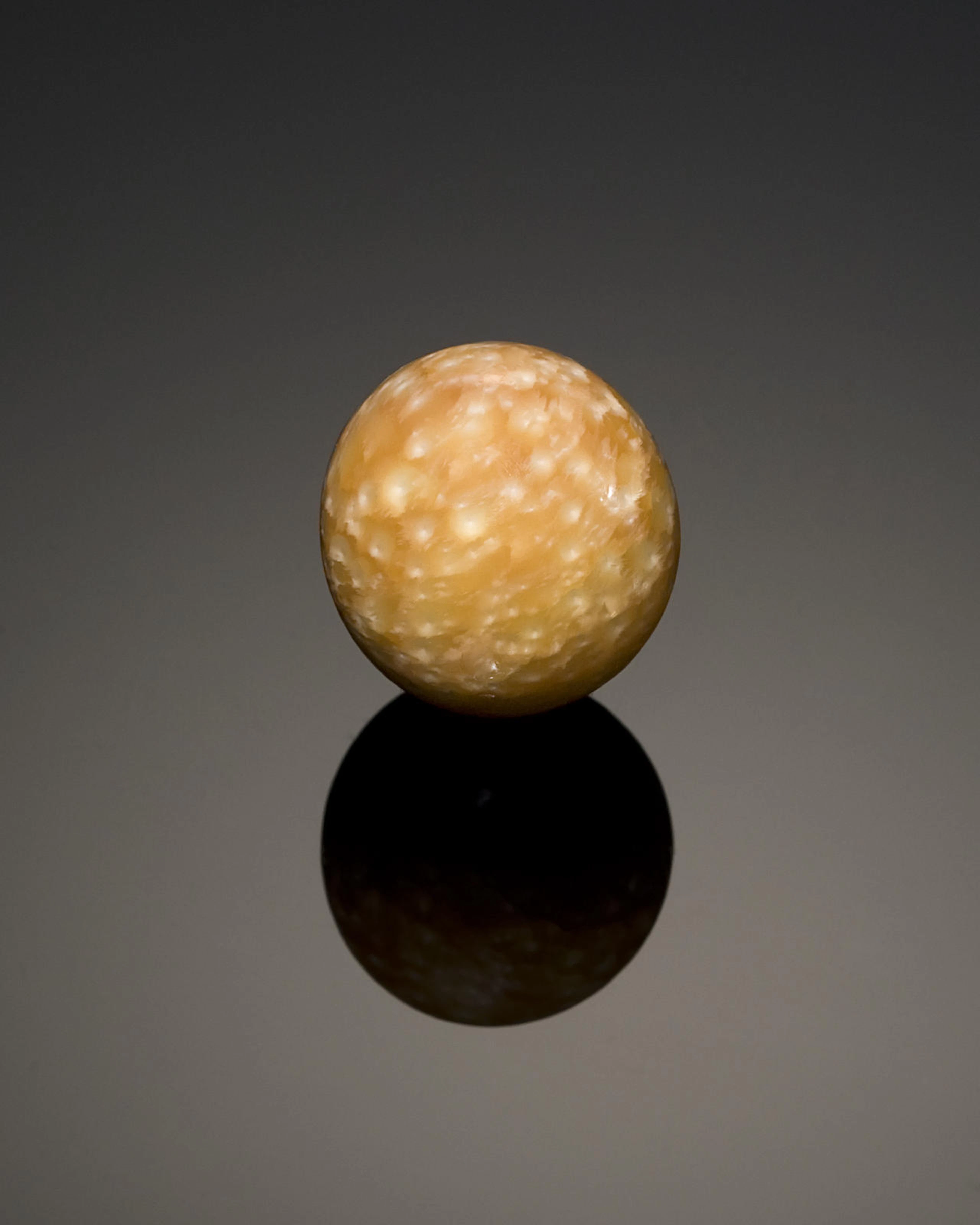 Rare Orange Non-nacreous Pearl