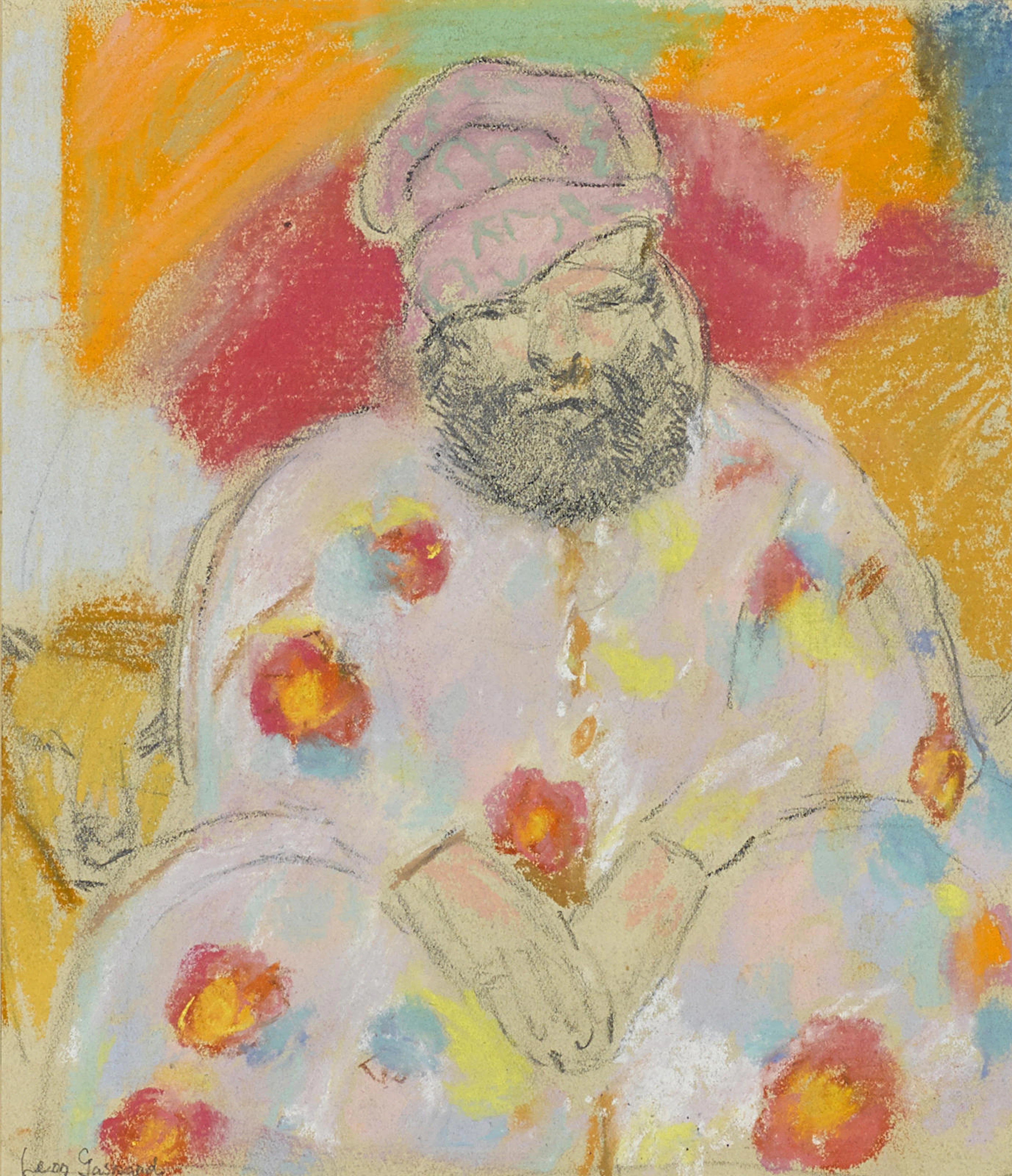 Seated man