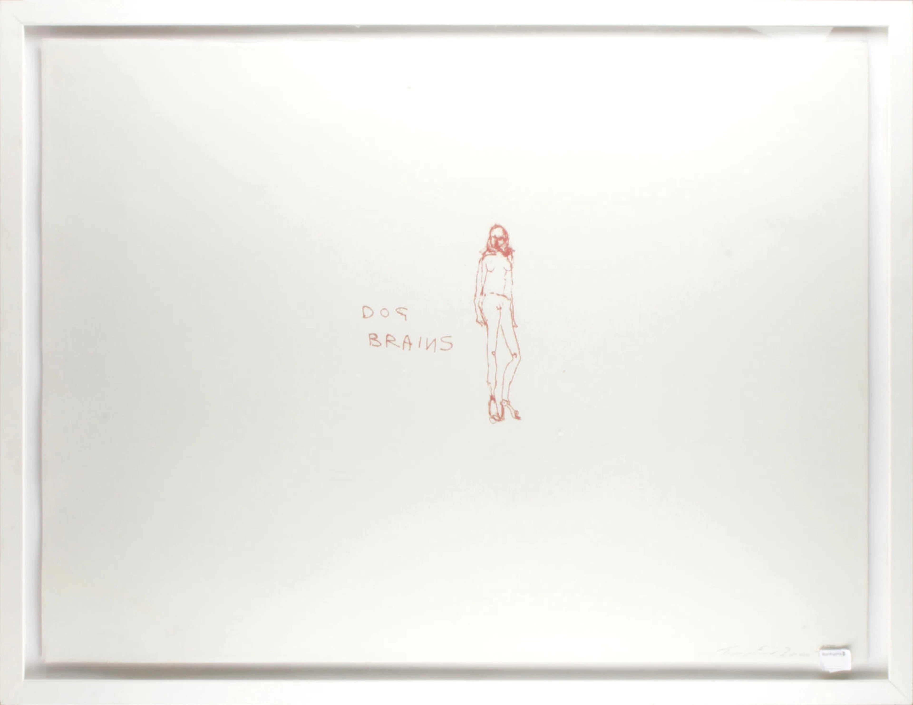 Tracey Emin (British, born 1963) Dog Brains Screenprint, 2000, on wove, signed, dated and numbered 152/300 in pencil, published by Counter Editions, London, 760 x 1010mm (29 7/8 x 39 3/4in)(SH)