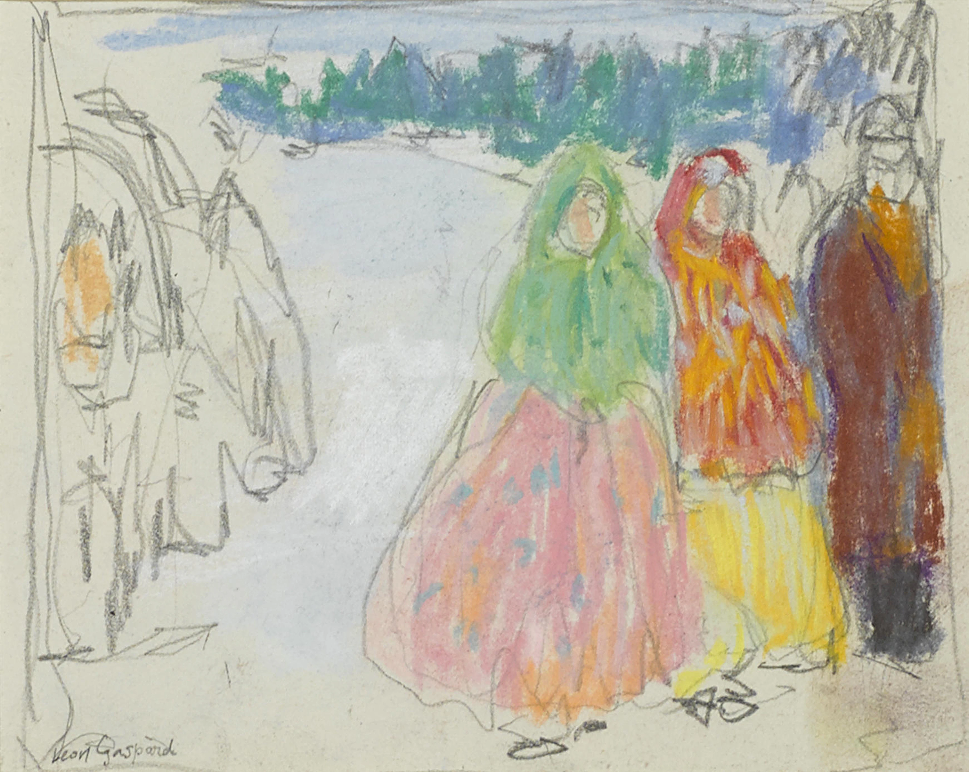 Study of Russian village women (double-sided)