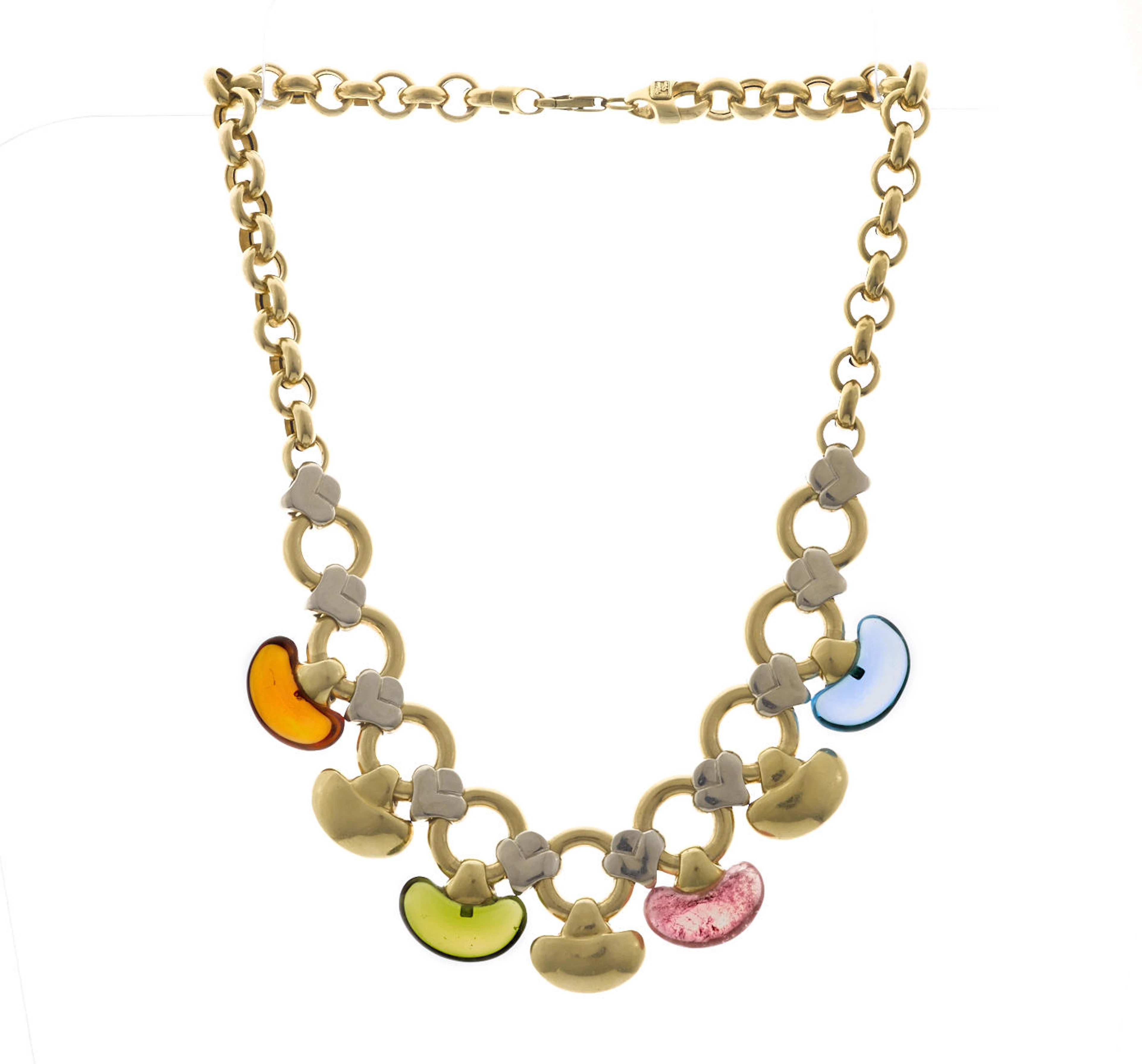A gem-set necklace, Milano Piero