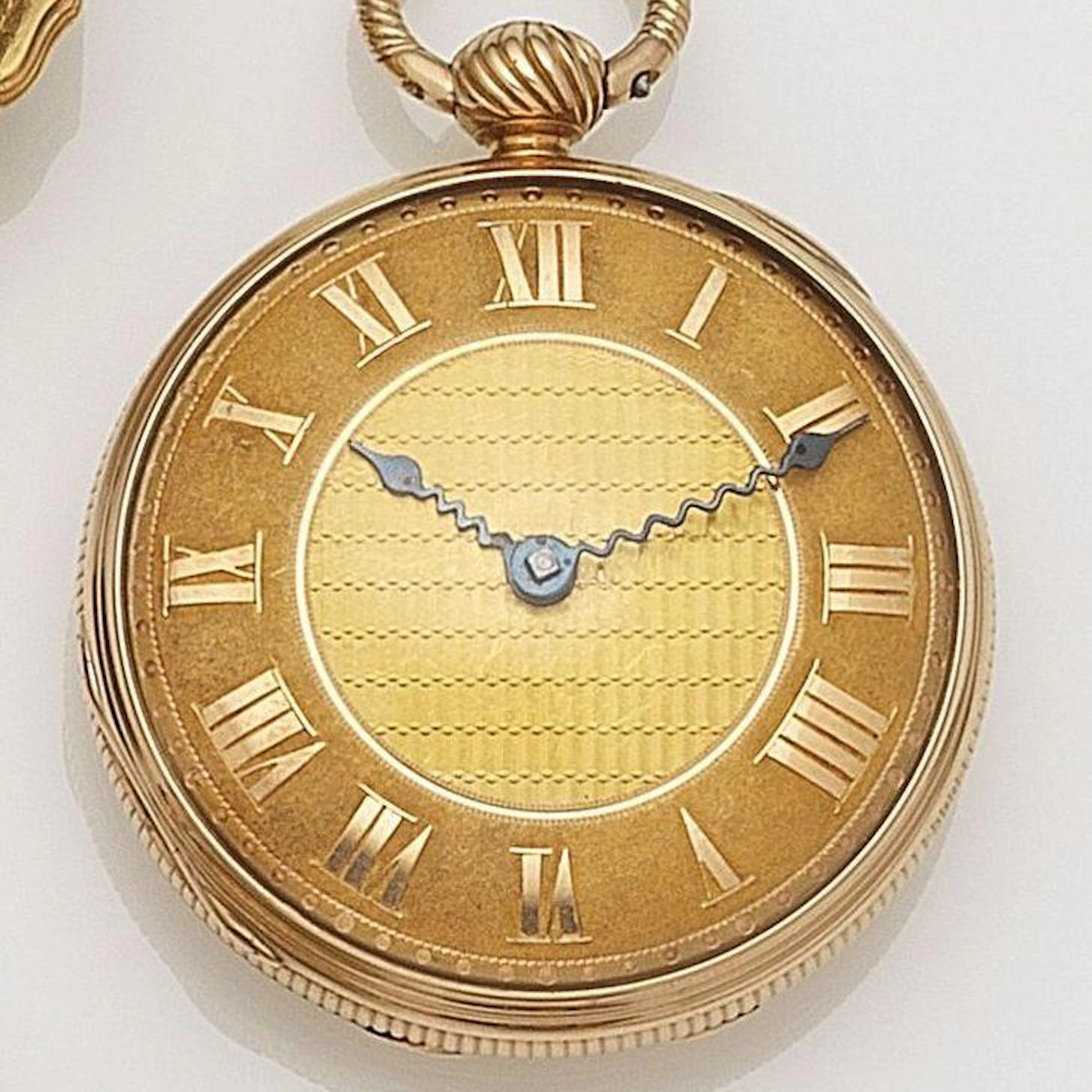Thomas Moss, Ludgate Street. An 18ct gold key wind open face pocket watch Movement No.5880, London Hallmark for 1817