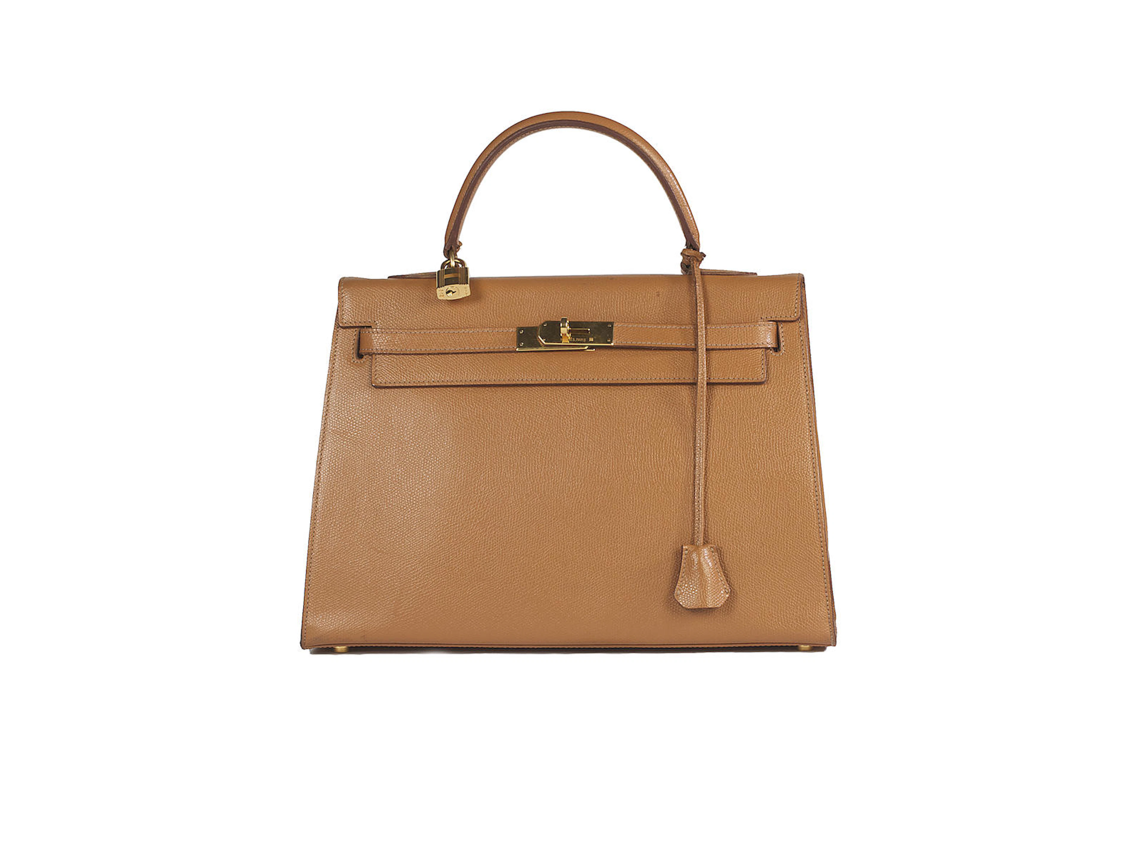A Hermès tan togo leather Kelly bag, 1985