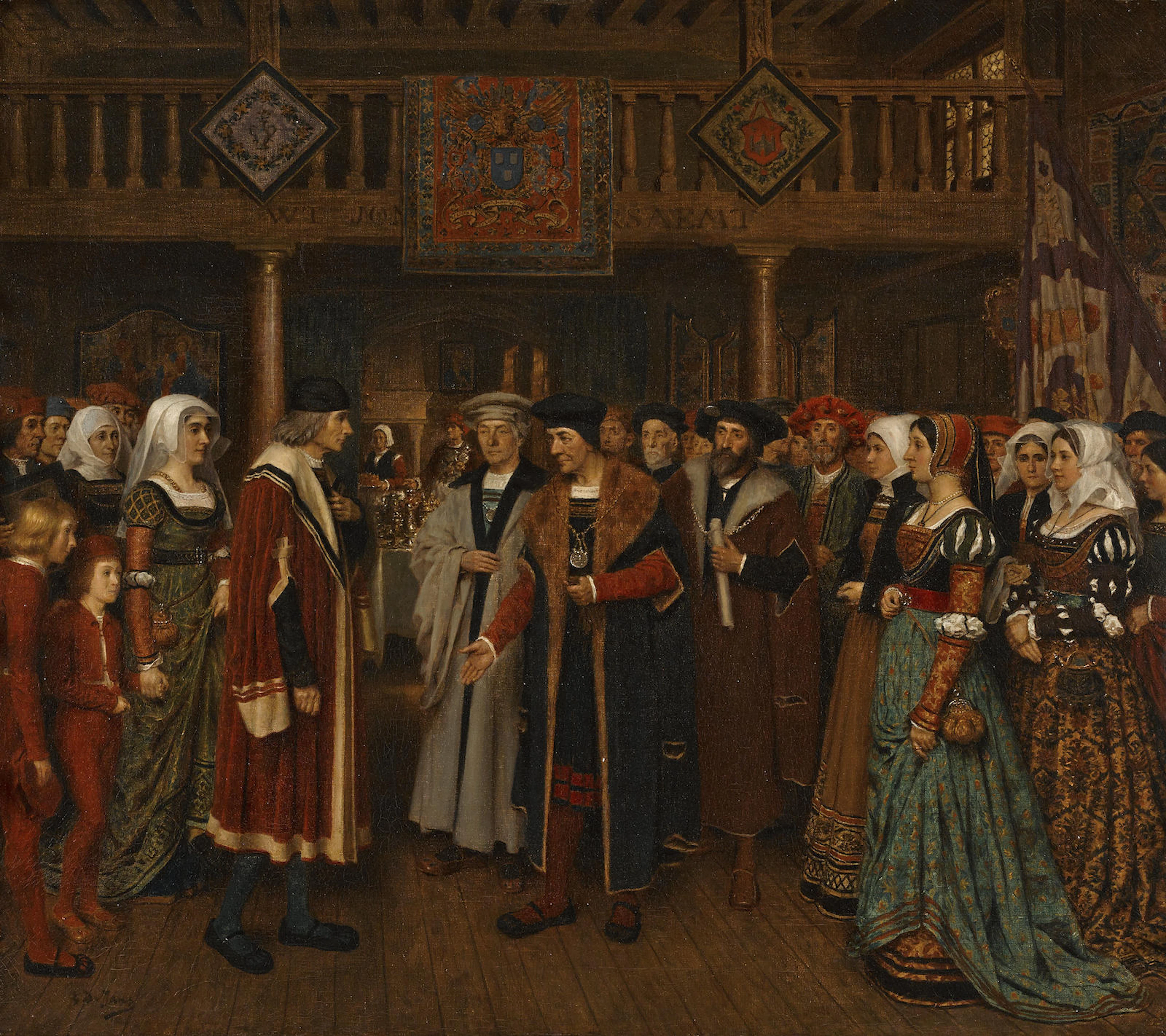 The reception of Quentin Metsys into the Guild of St. Luke of Antwerp in 1520