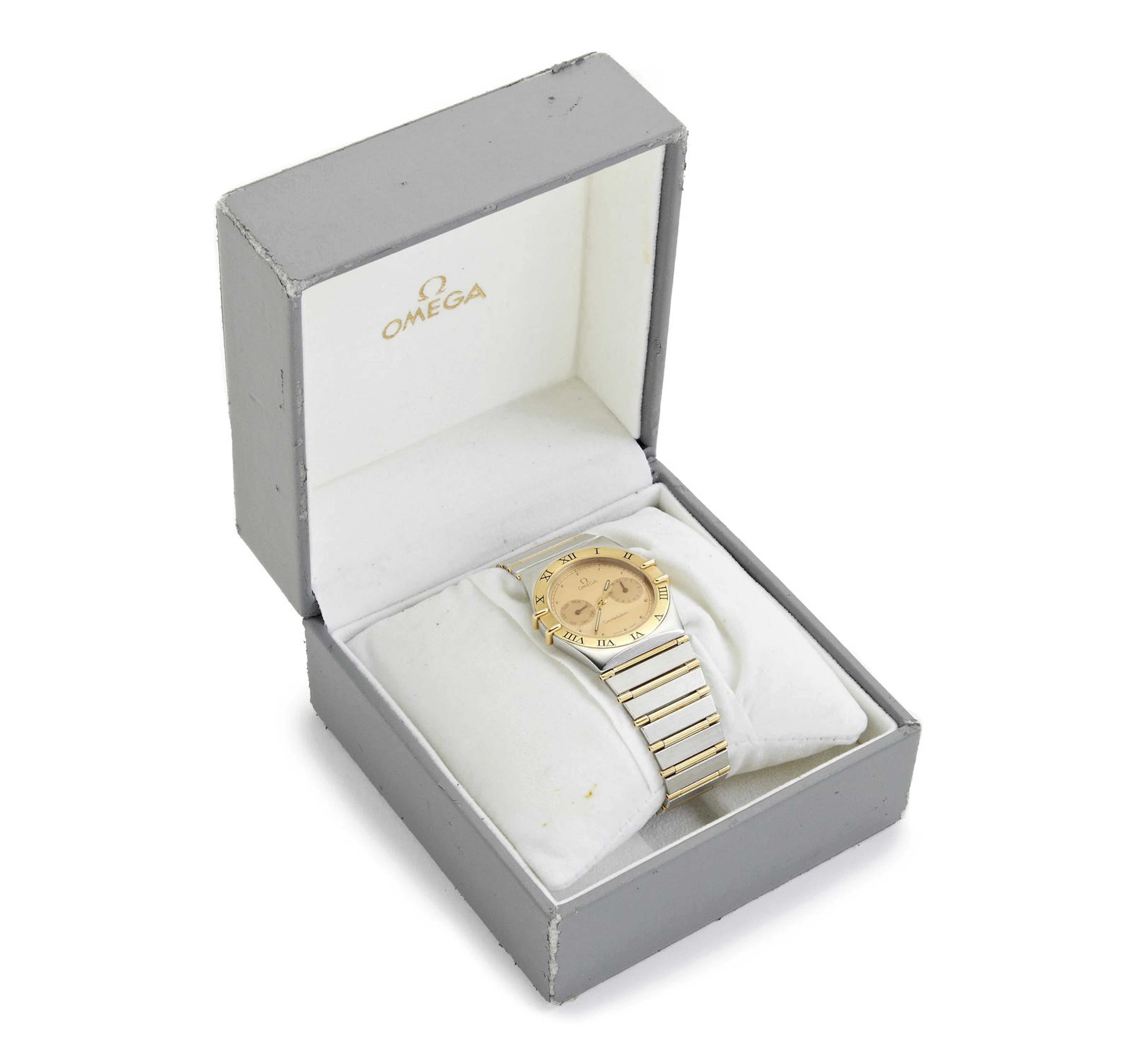 An Omega Constellation gents watch presented to Nat Lofthouse on his 70th birthday