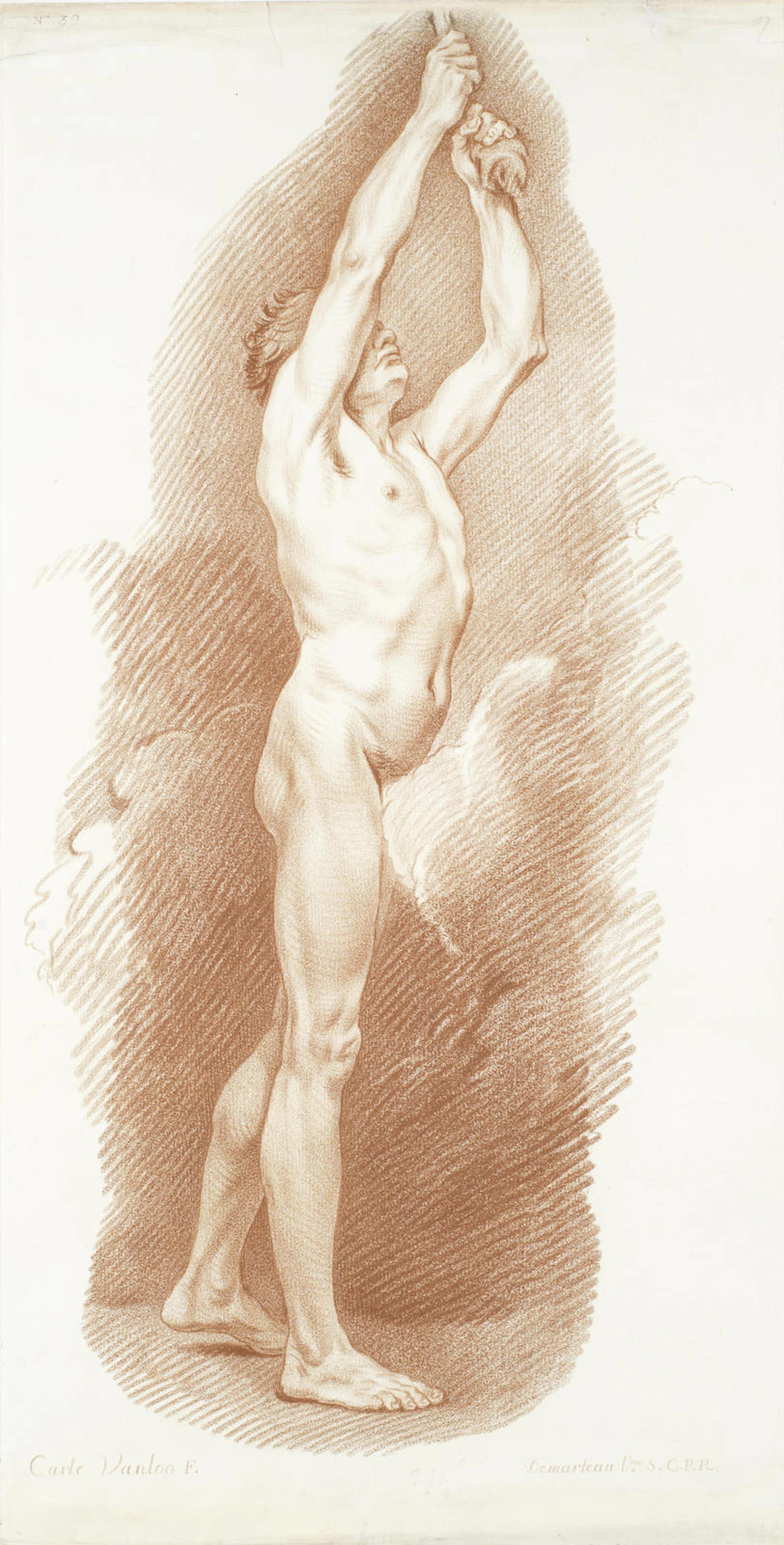 Four male nudes