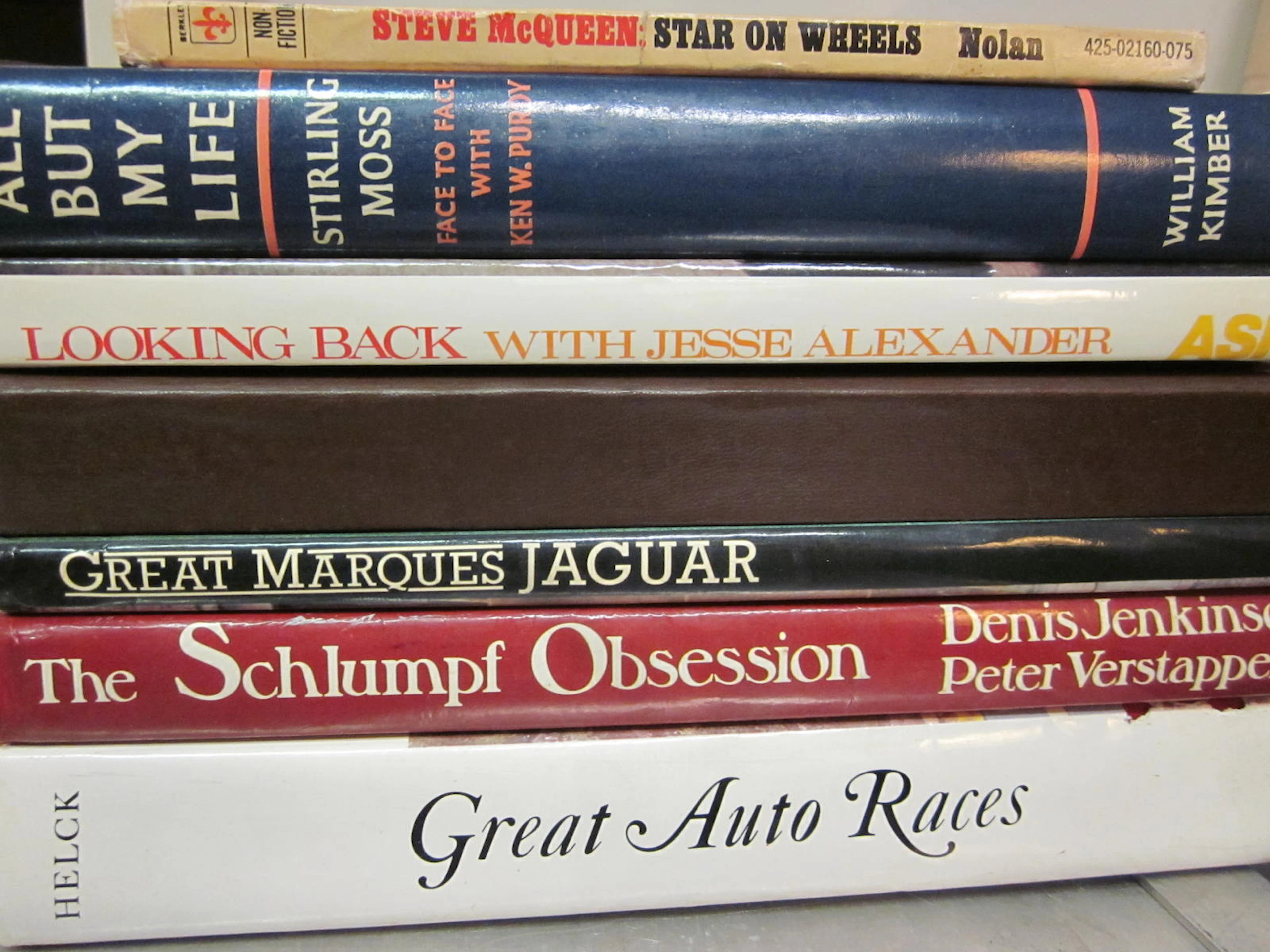 An interesting lot of automotive books,