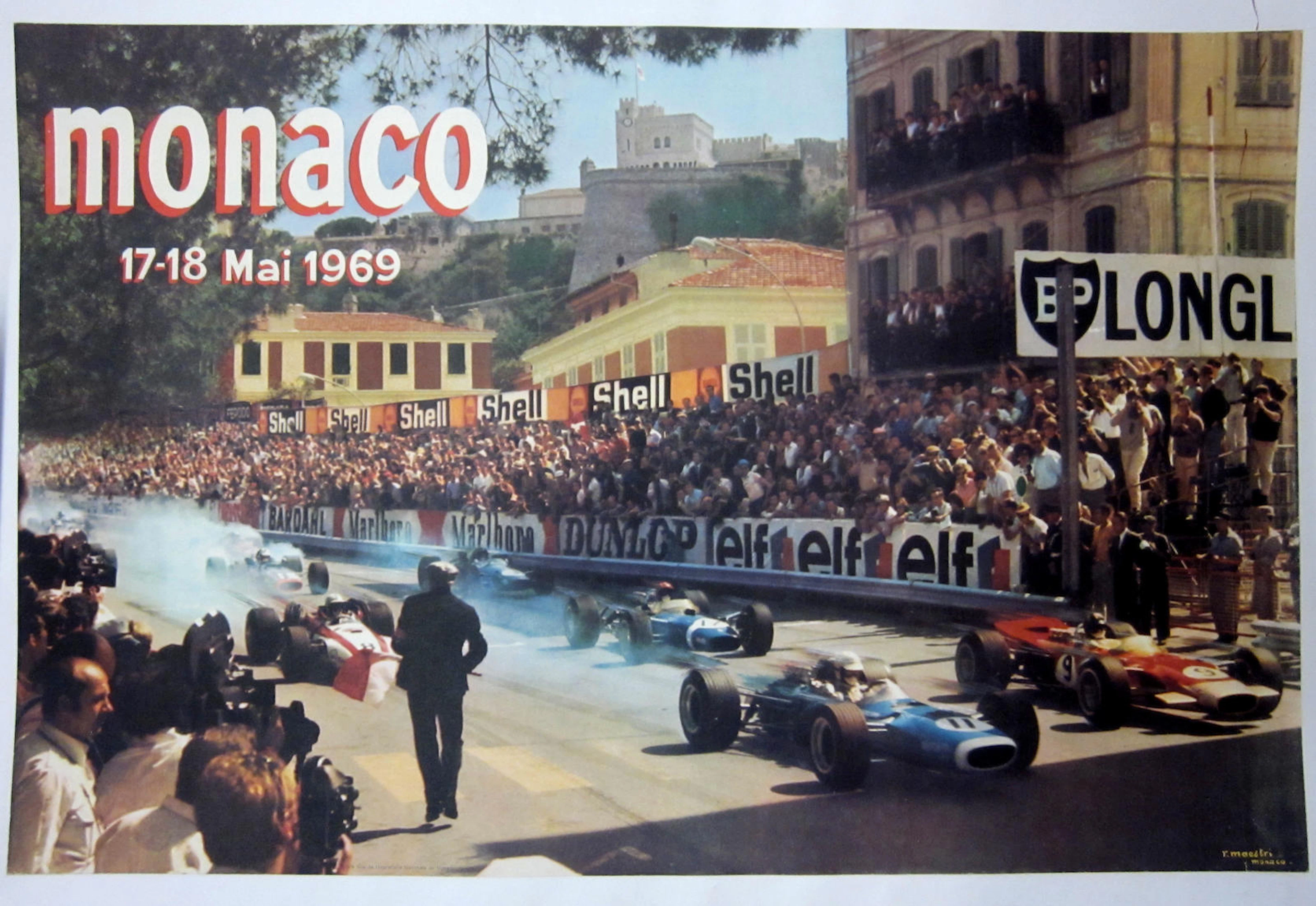 An impressive collection of original Monaco Grand Prix posters,