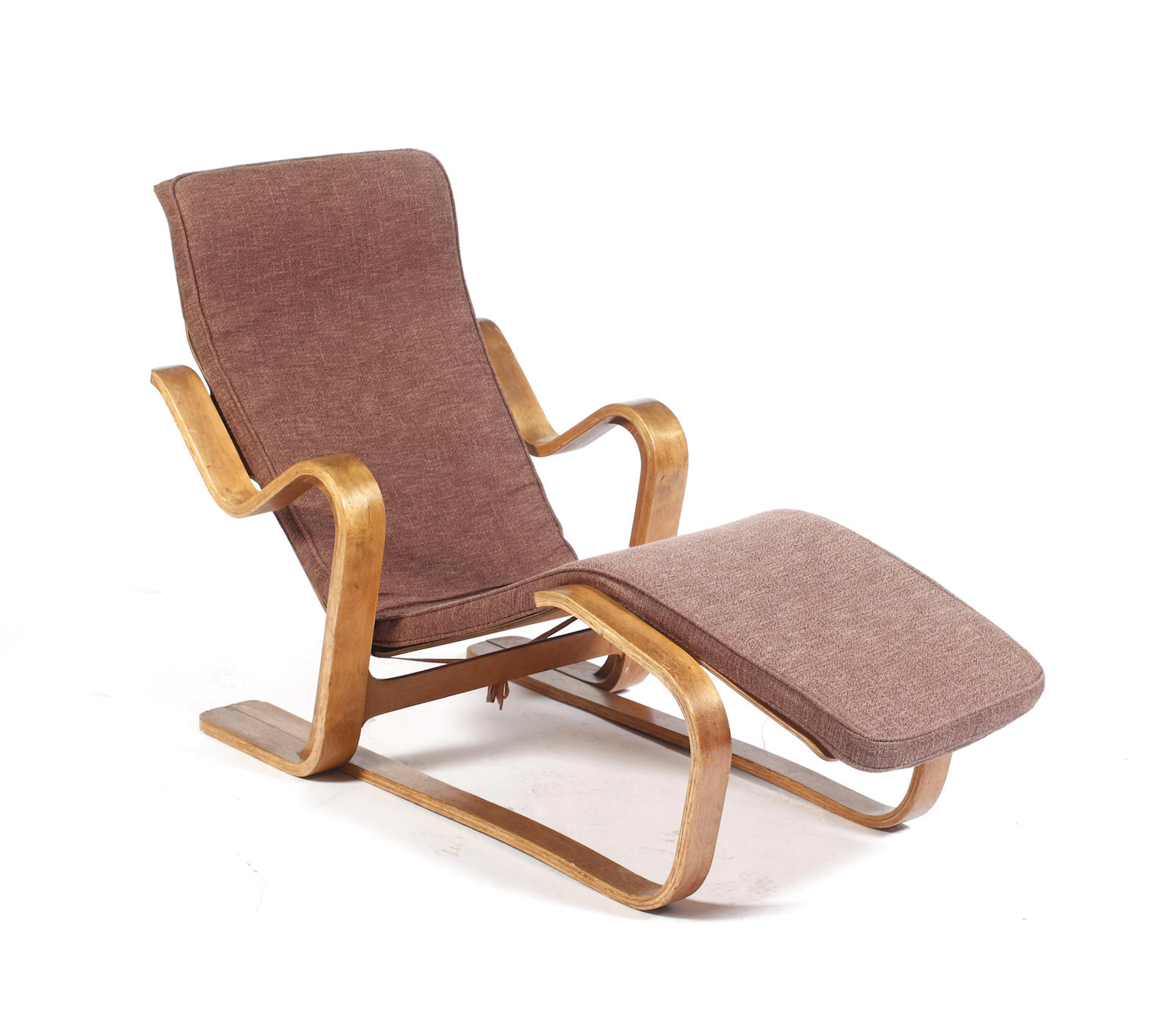 A Marcel Breuer Isokon long chair Designed 1936, this model probably executed in the 1960's/70's