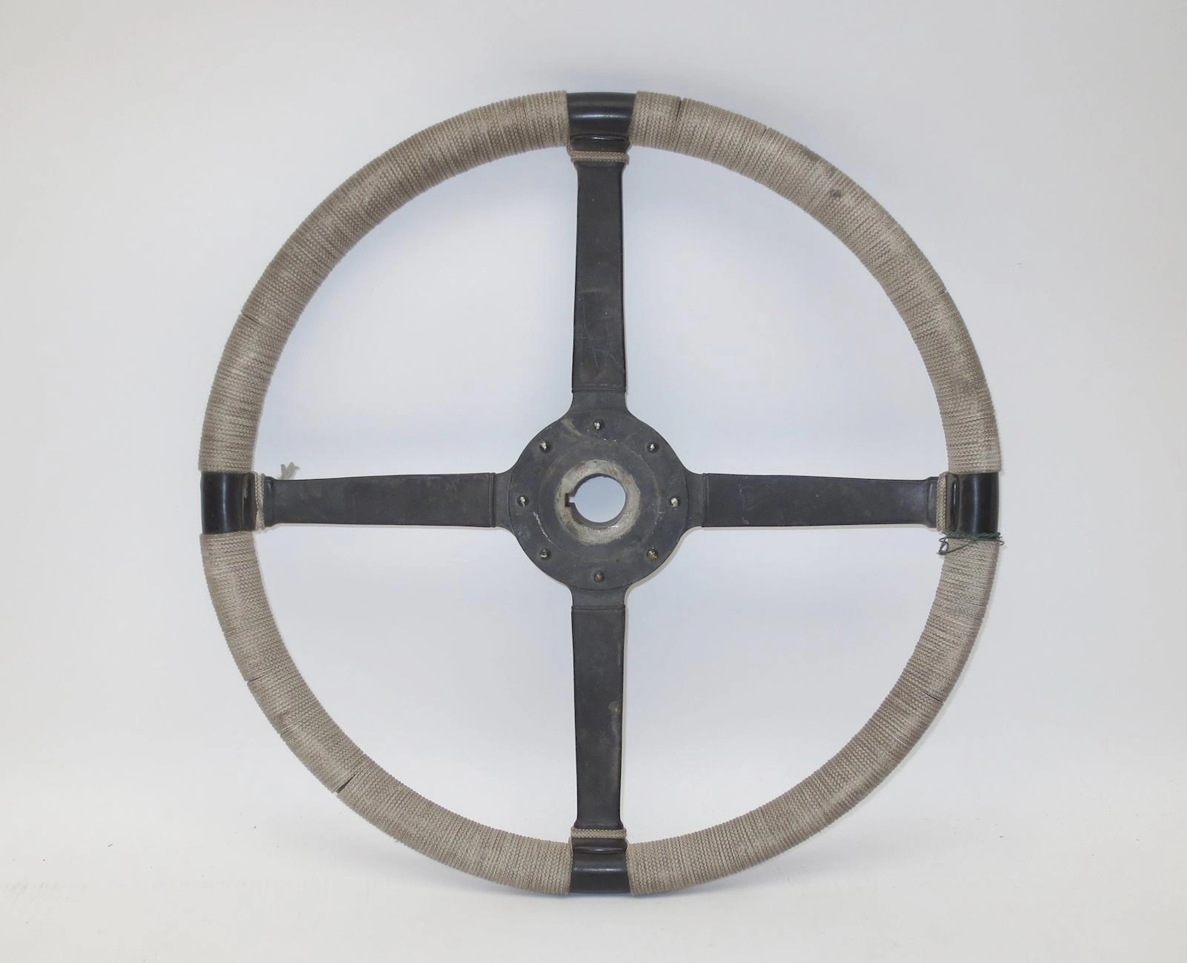 A Vintage Bentley steering wheel