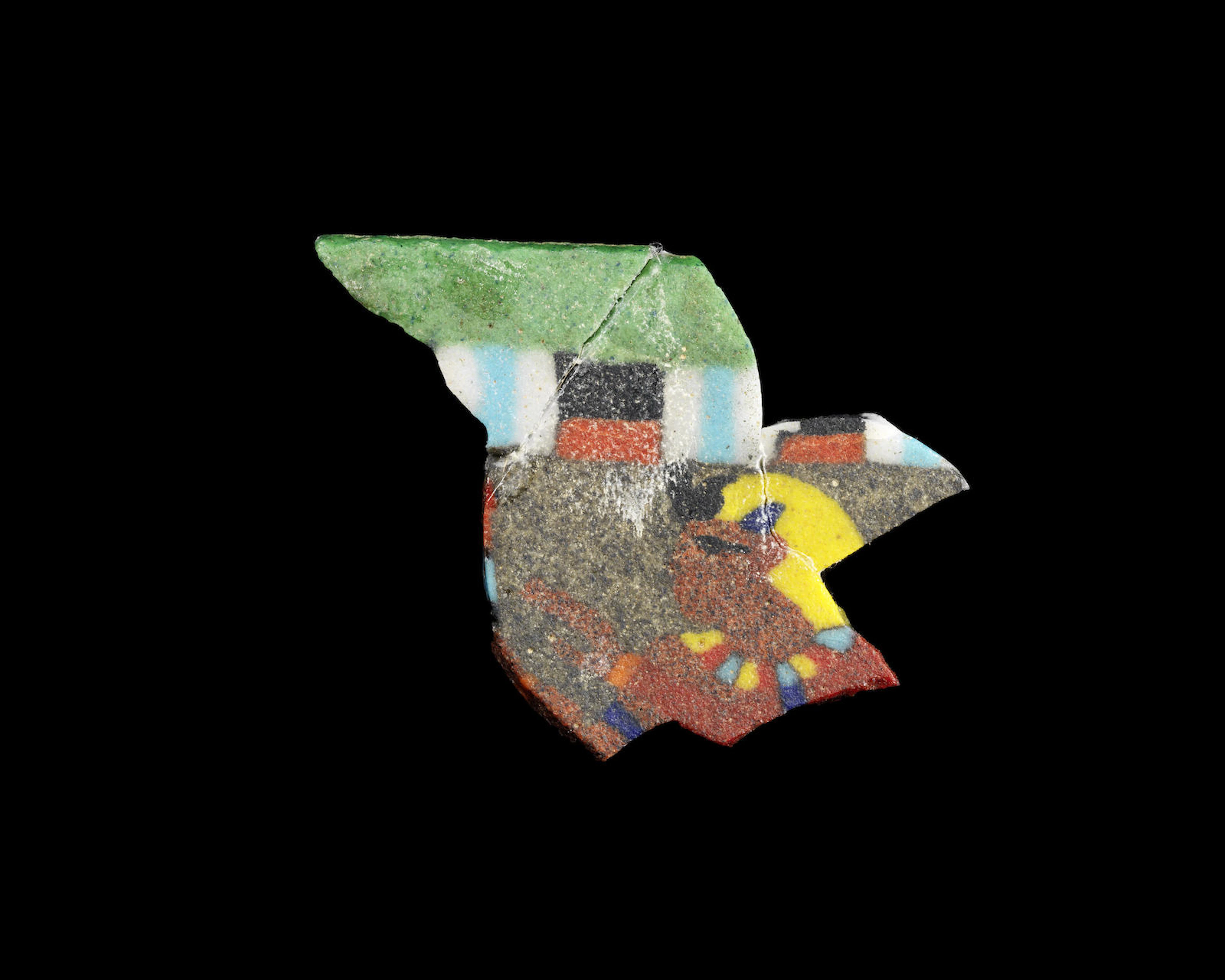 An Egyptian glass inlay fragment