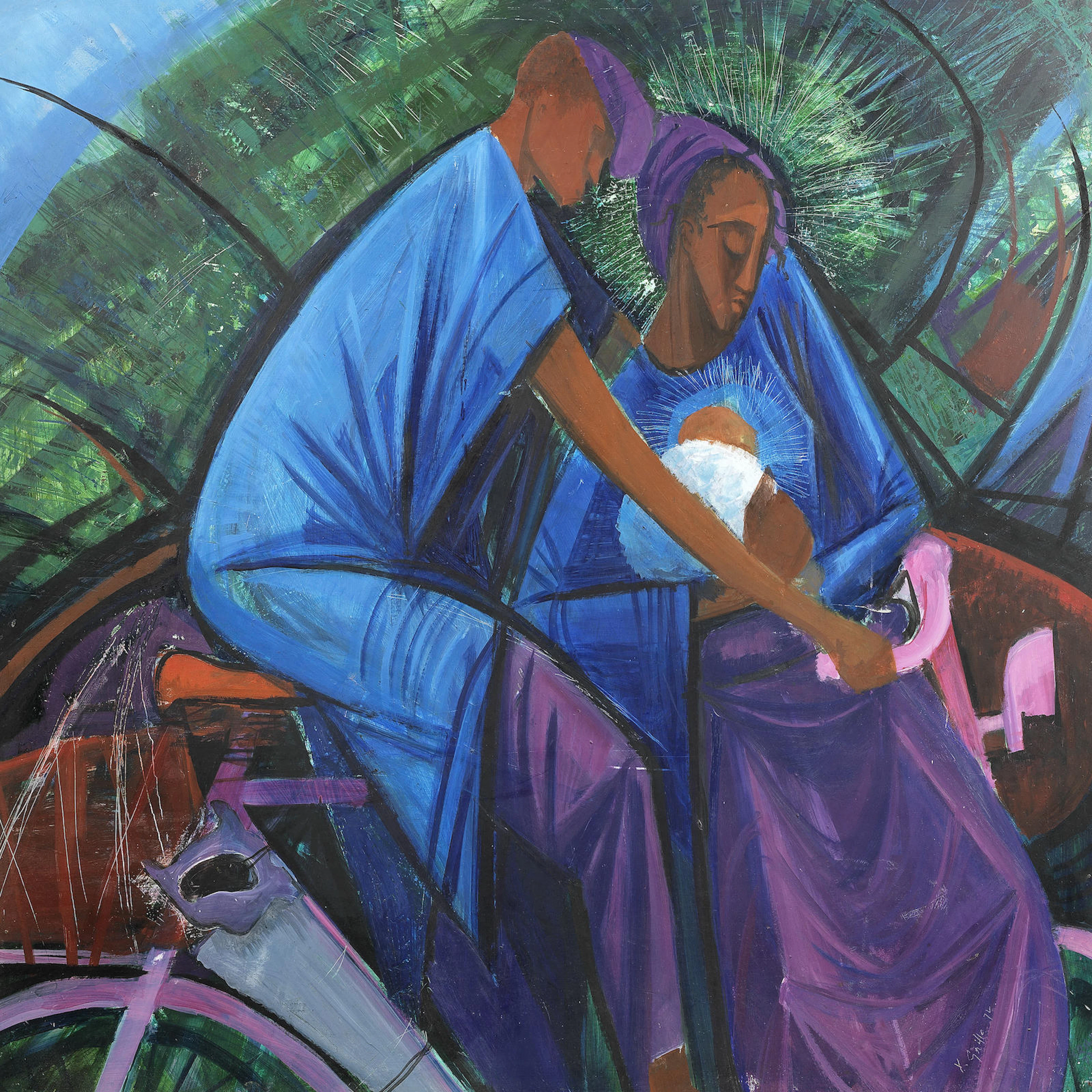 Yusuf Adebayo Cameron Grillo (Nigerian, born 1934) 'The Flight'