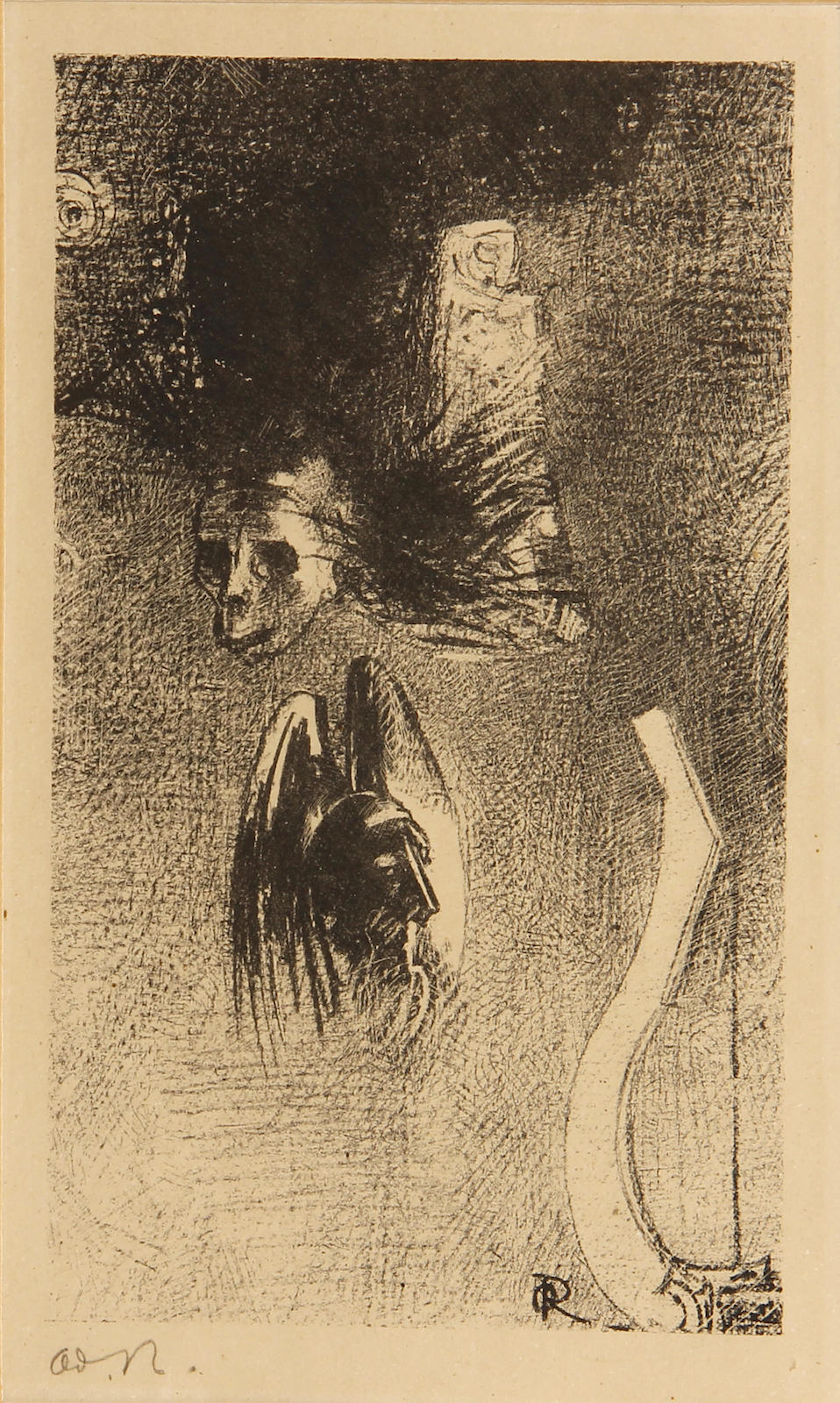 Frontispiece, from La Damnation de L'Artiste (M. 104), 1890