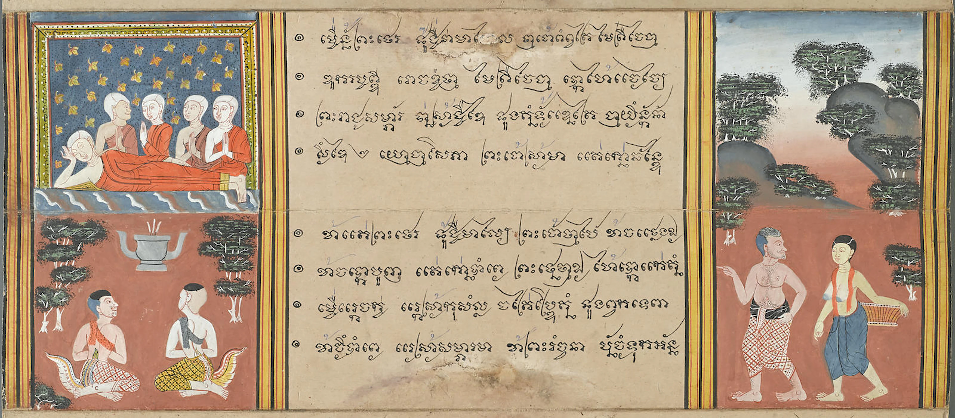 An illustrated Phra Malai manuscript Thailand, 19th/20th century