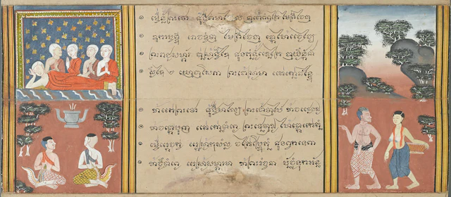 An illustrated Phra Malai manuscript Thailand, 19th/20th century