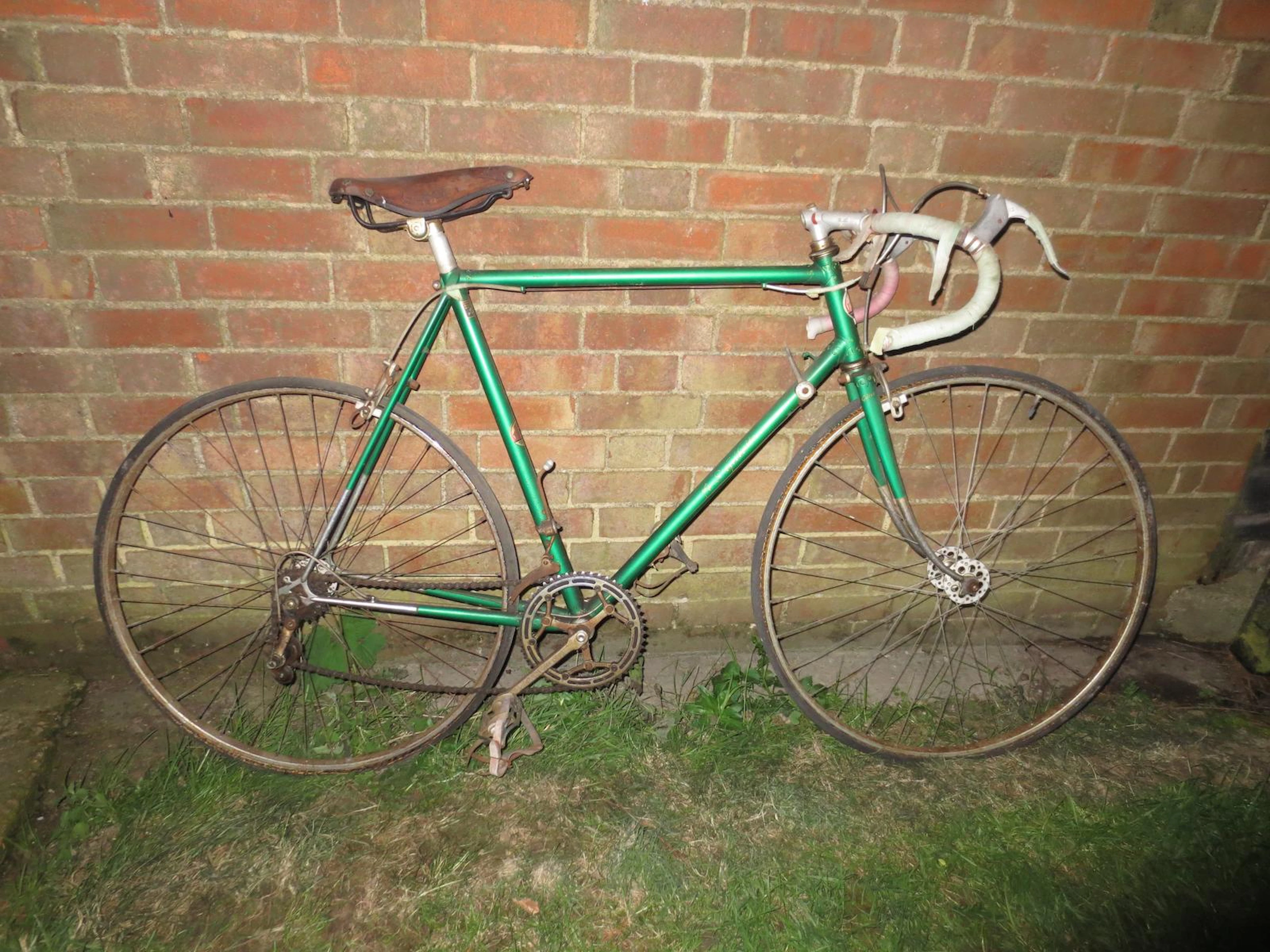 A Gillott lightweight touring bicycle 23 inch frame, number 554145,
