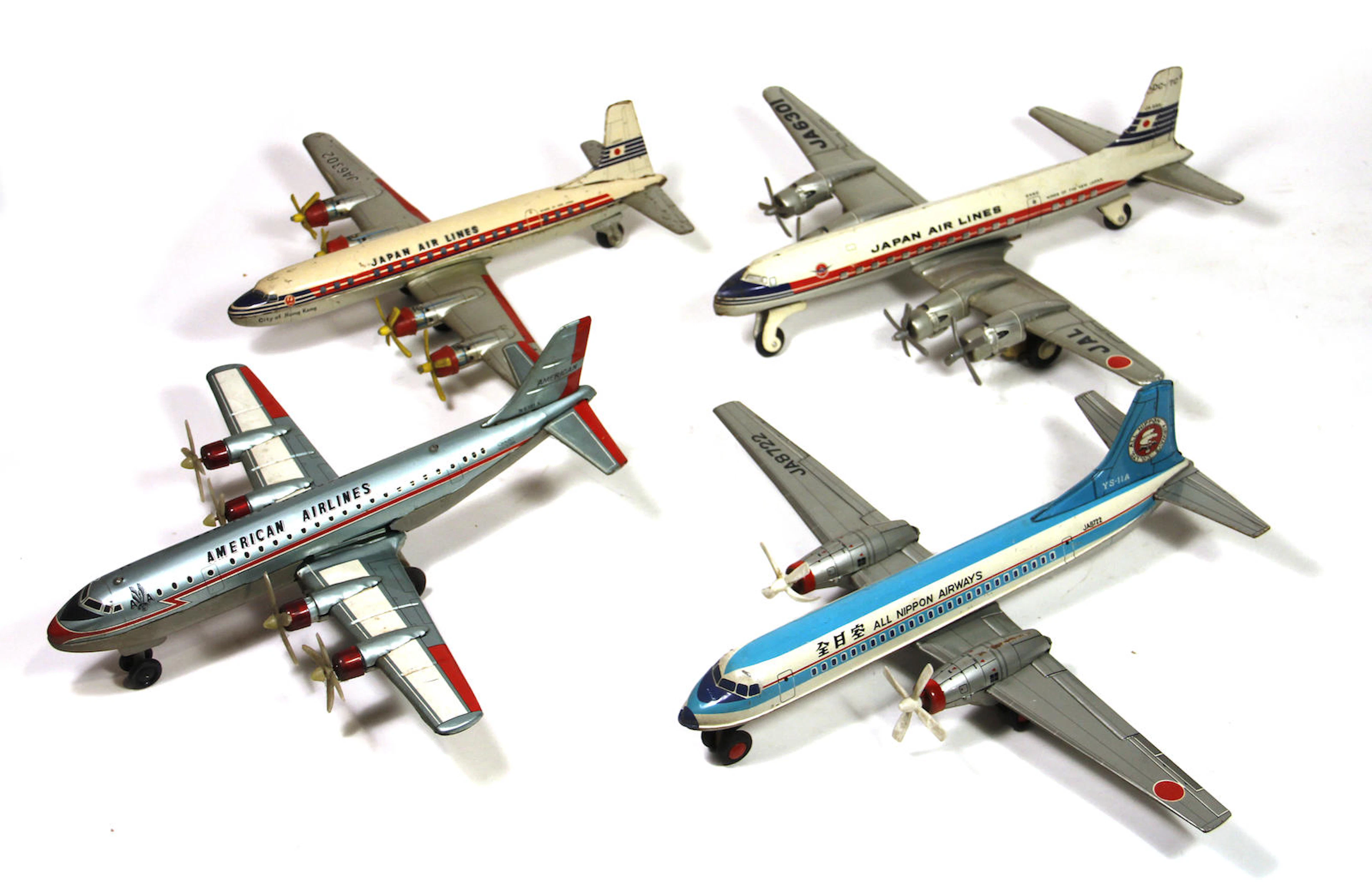Friction Airplanes with propellers
