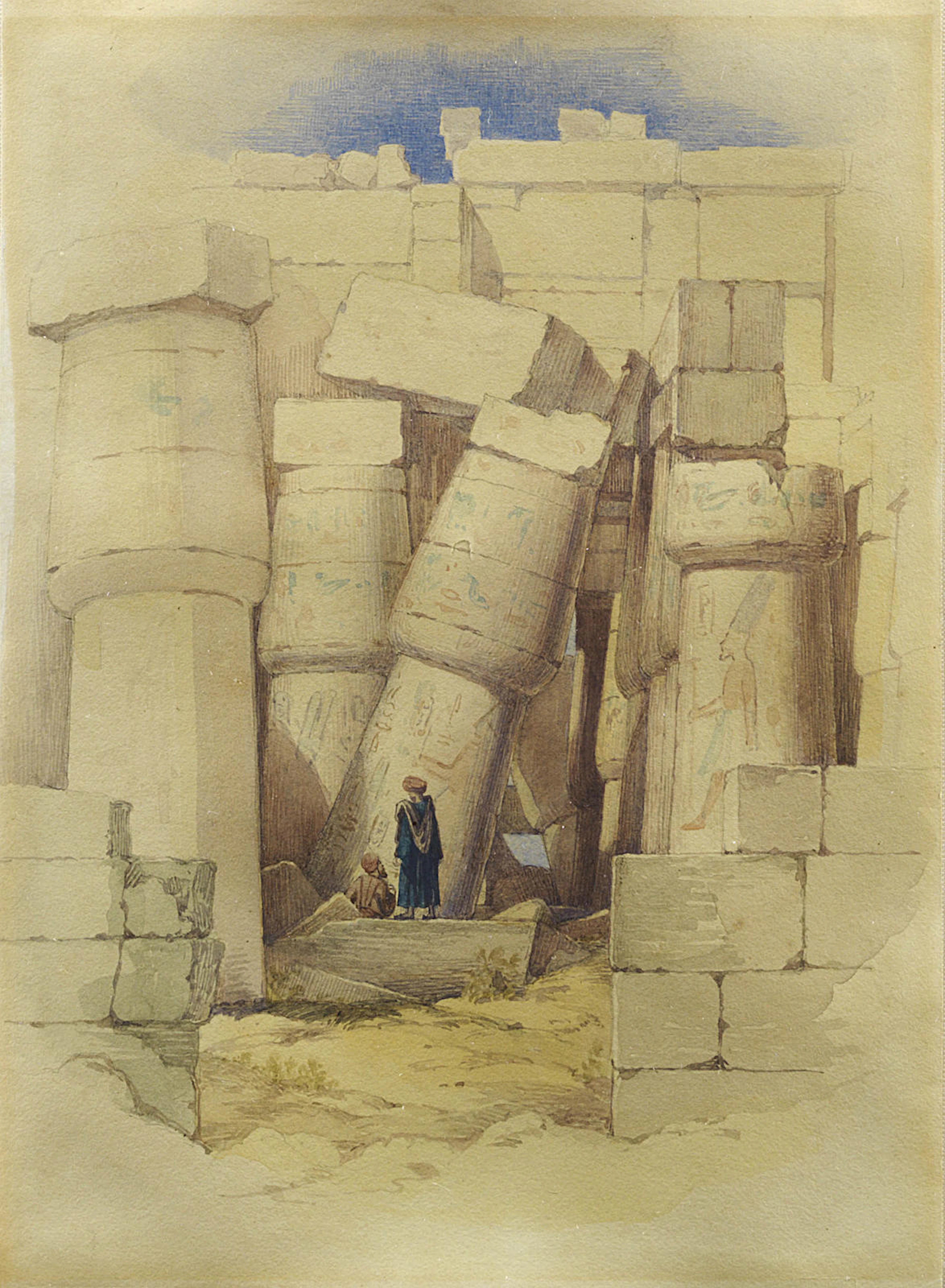The Hall Built by Tathmosis III in the Great Temple of Anom Karnak, Luxor