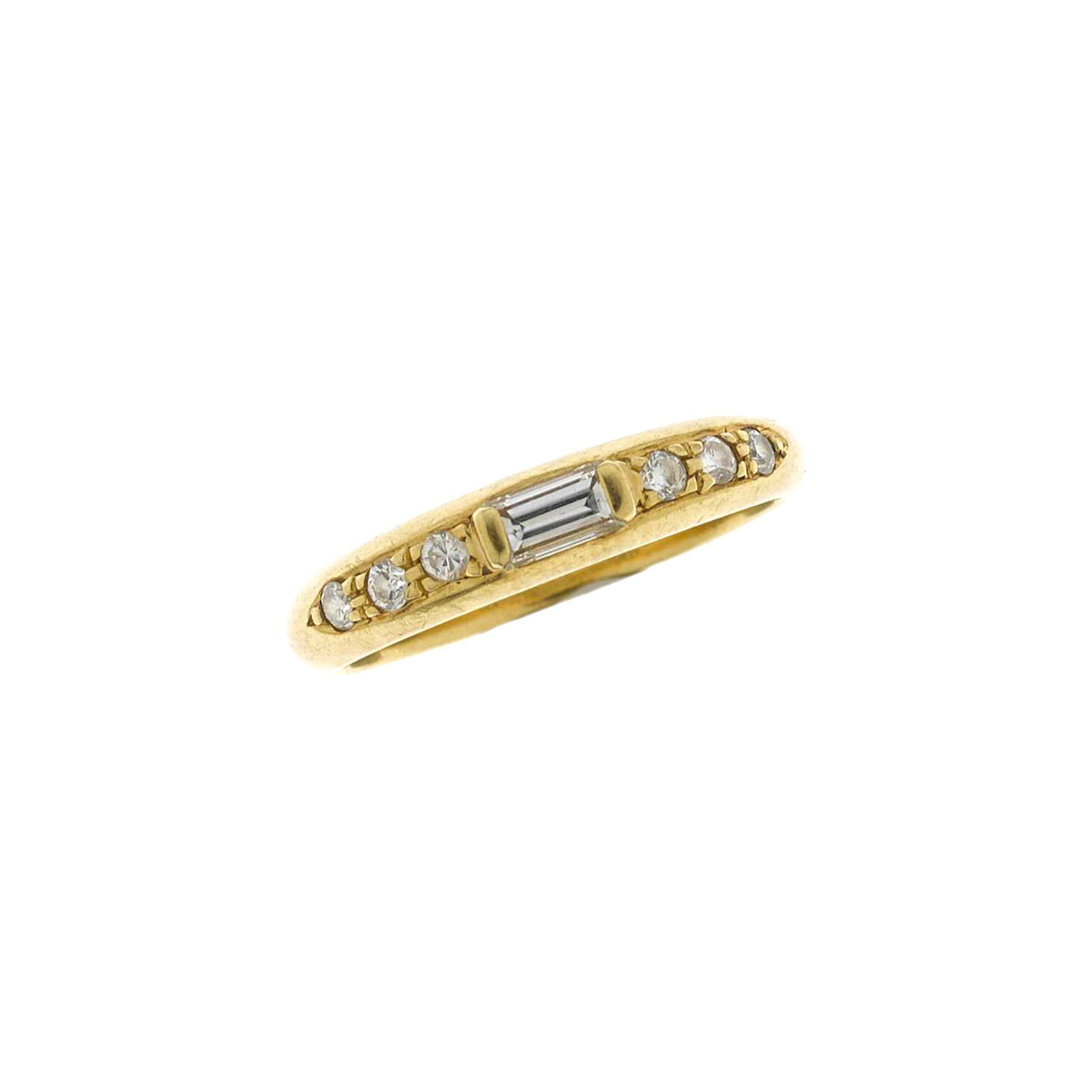 A diamond and 18k gold ring, Cartier