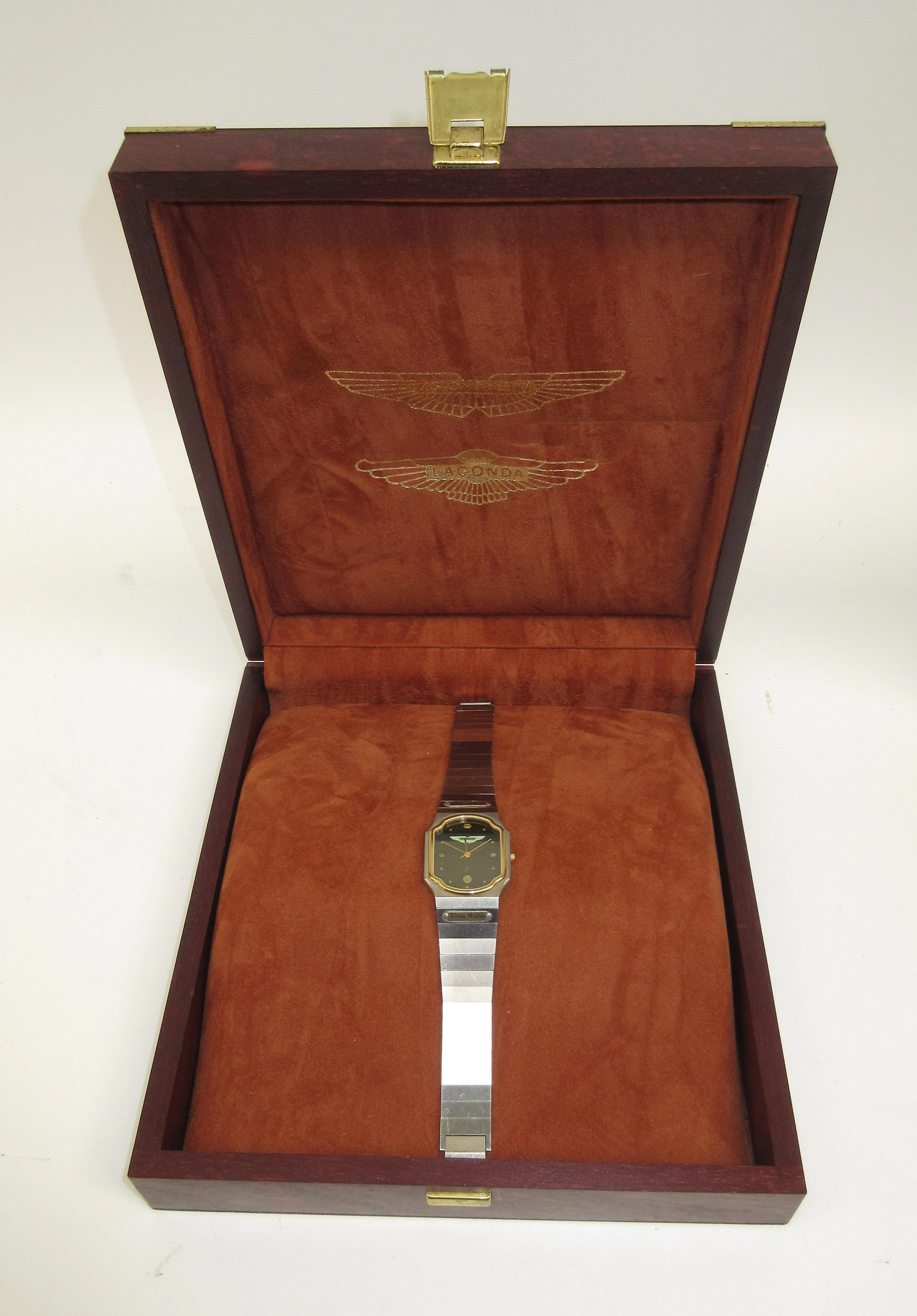 AN ASTON MARTIN GENTLEMANS'S WATCH,