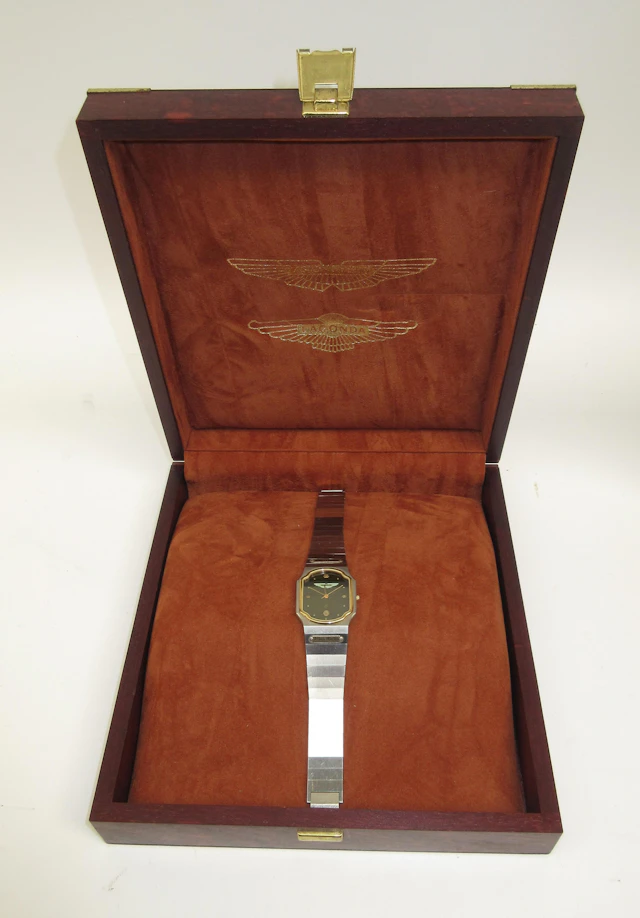 AN ASTON MARTIN GENTLEMANS'S WATCH,