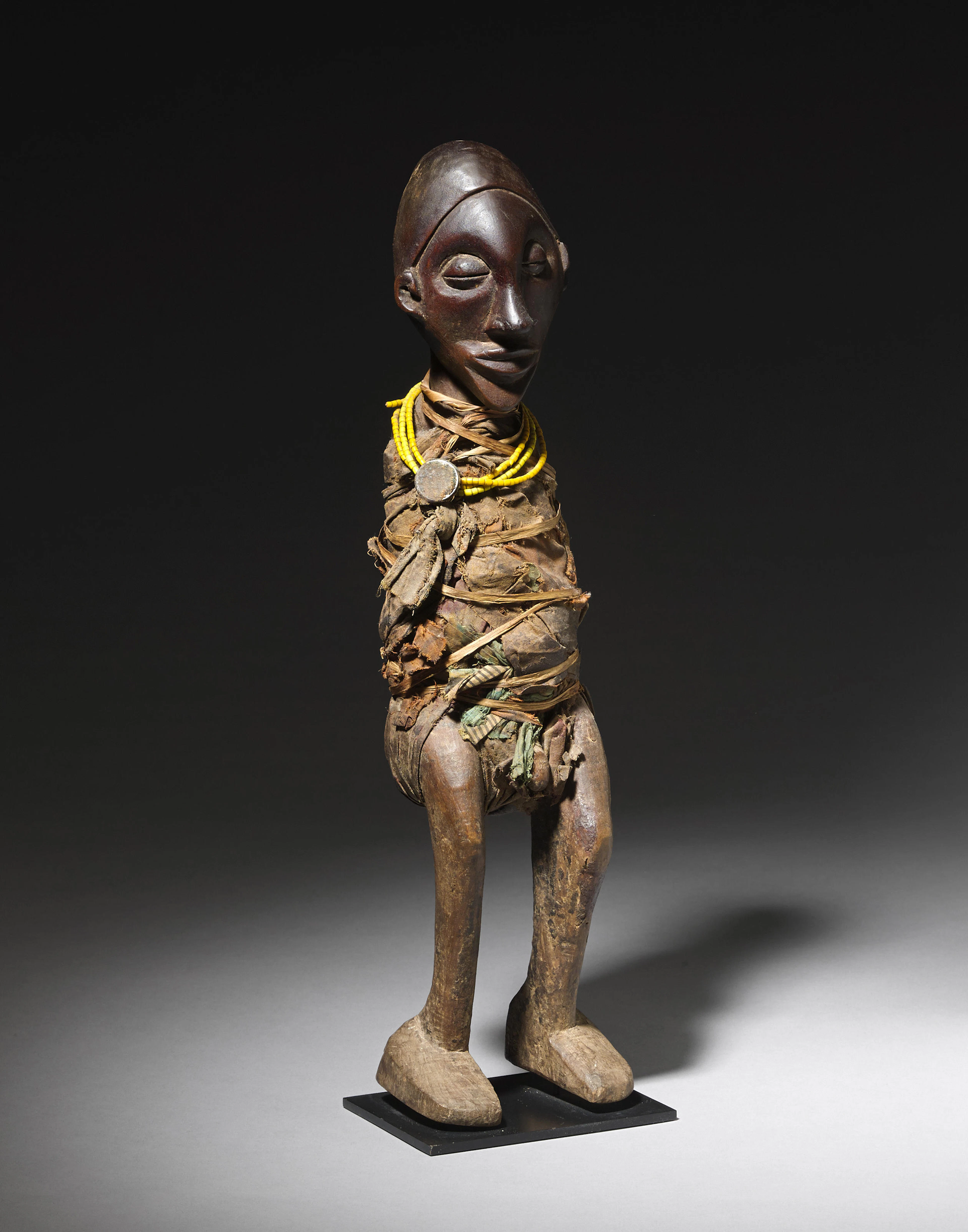 Suku Standing Male Power Figure, Democratic Republic of the Congo