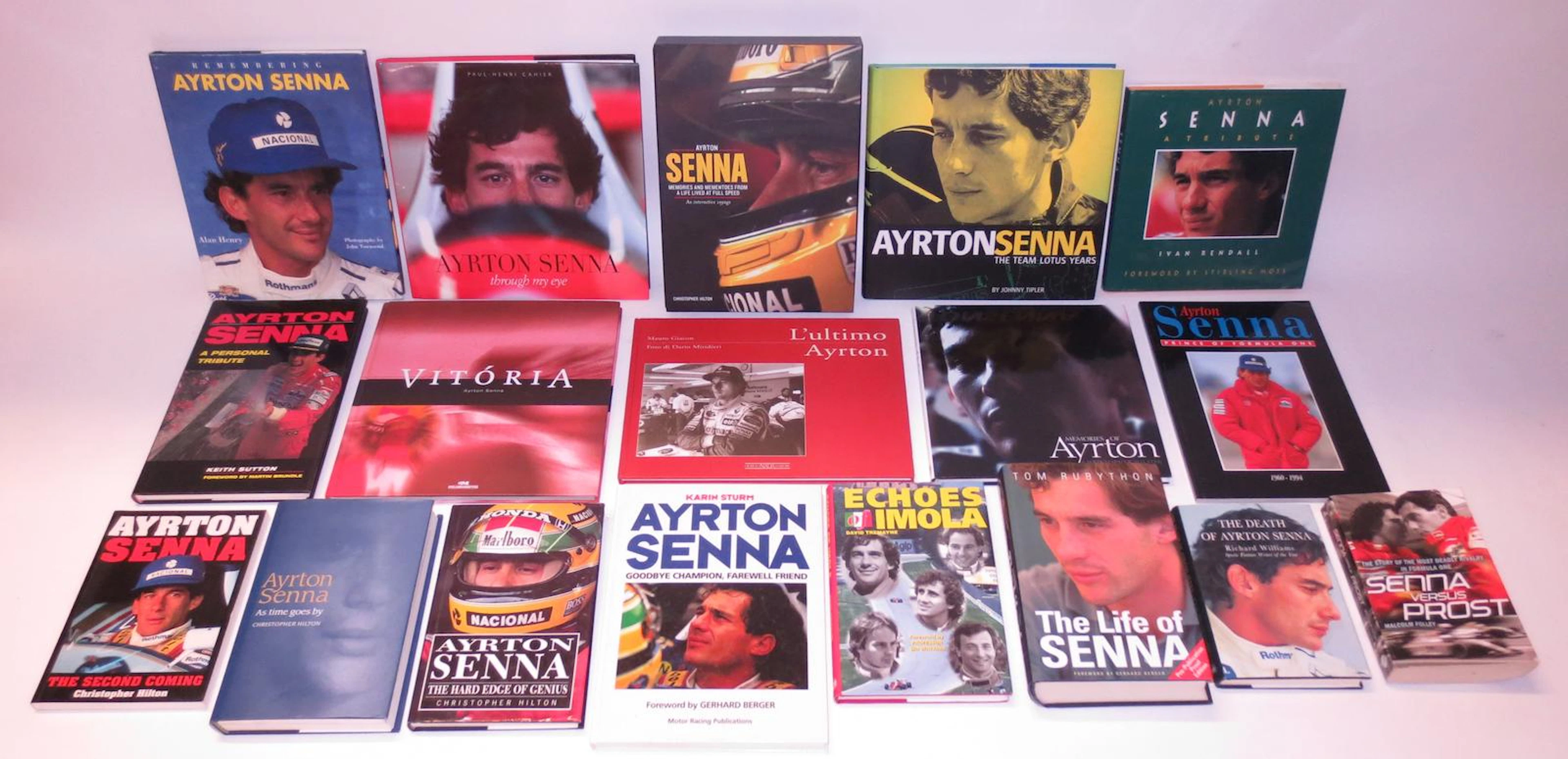 Books relating to Ayrton Senna,