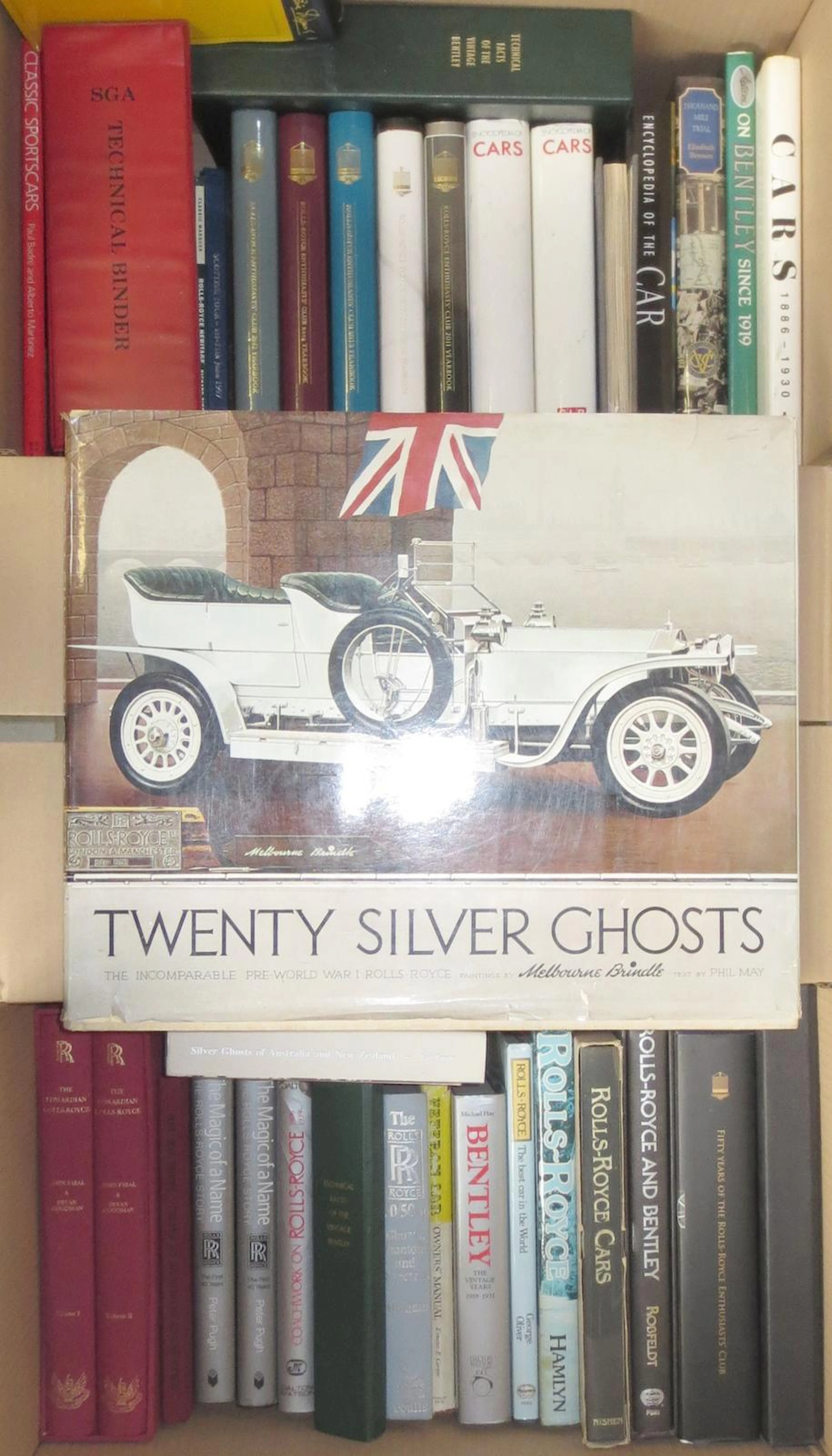 A quantity of Rolls-Royce and Bentley books,
