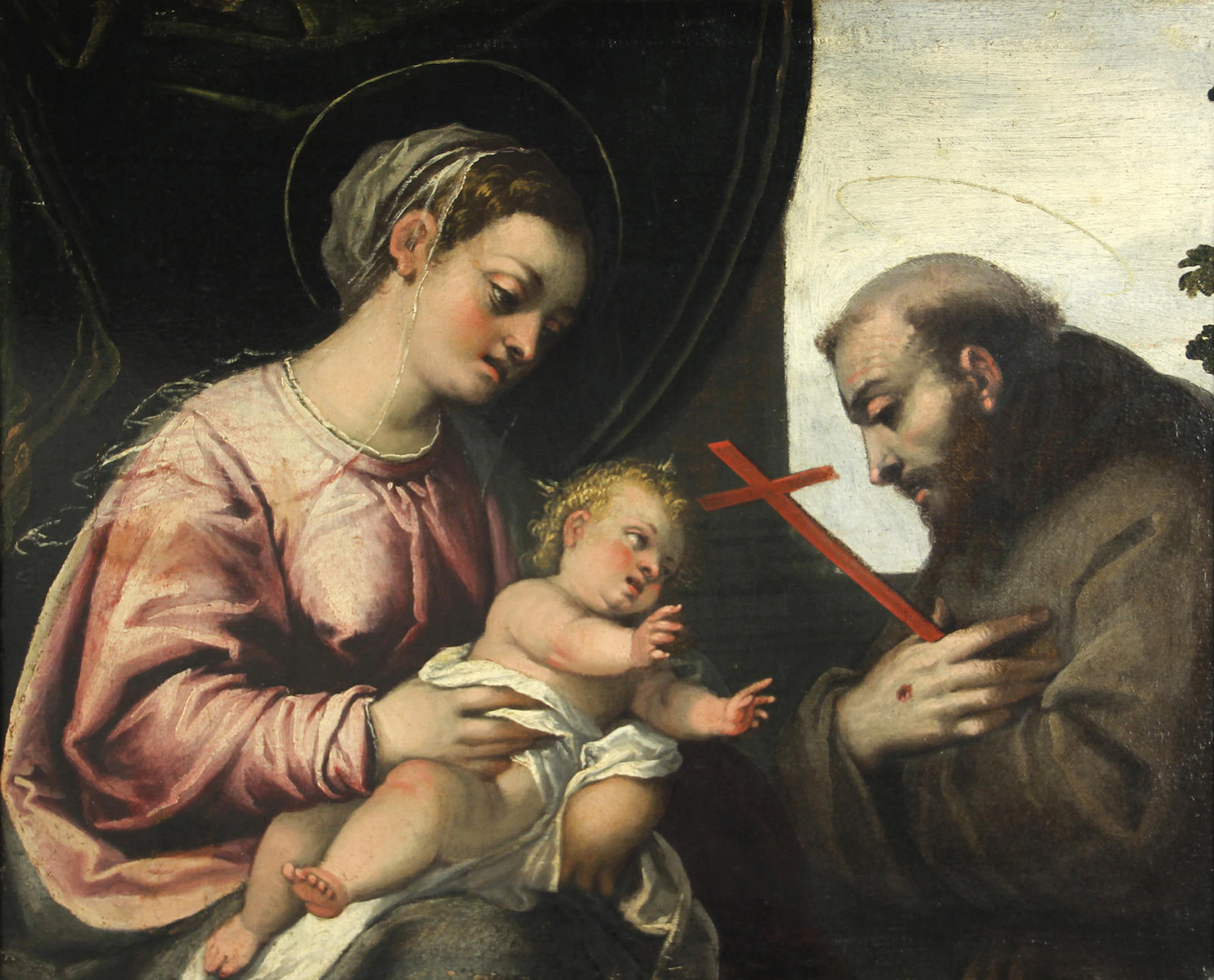 Virgin and Child with Saint Francis