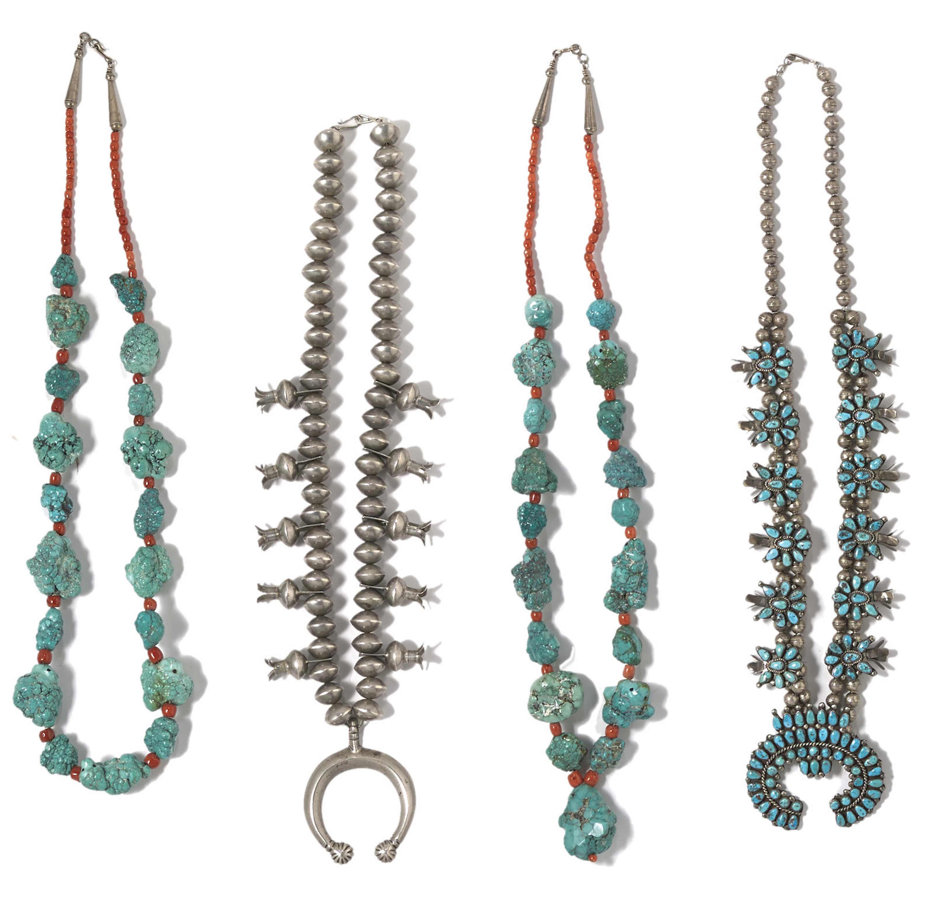 Four Southwest necklaces