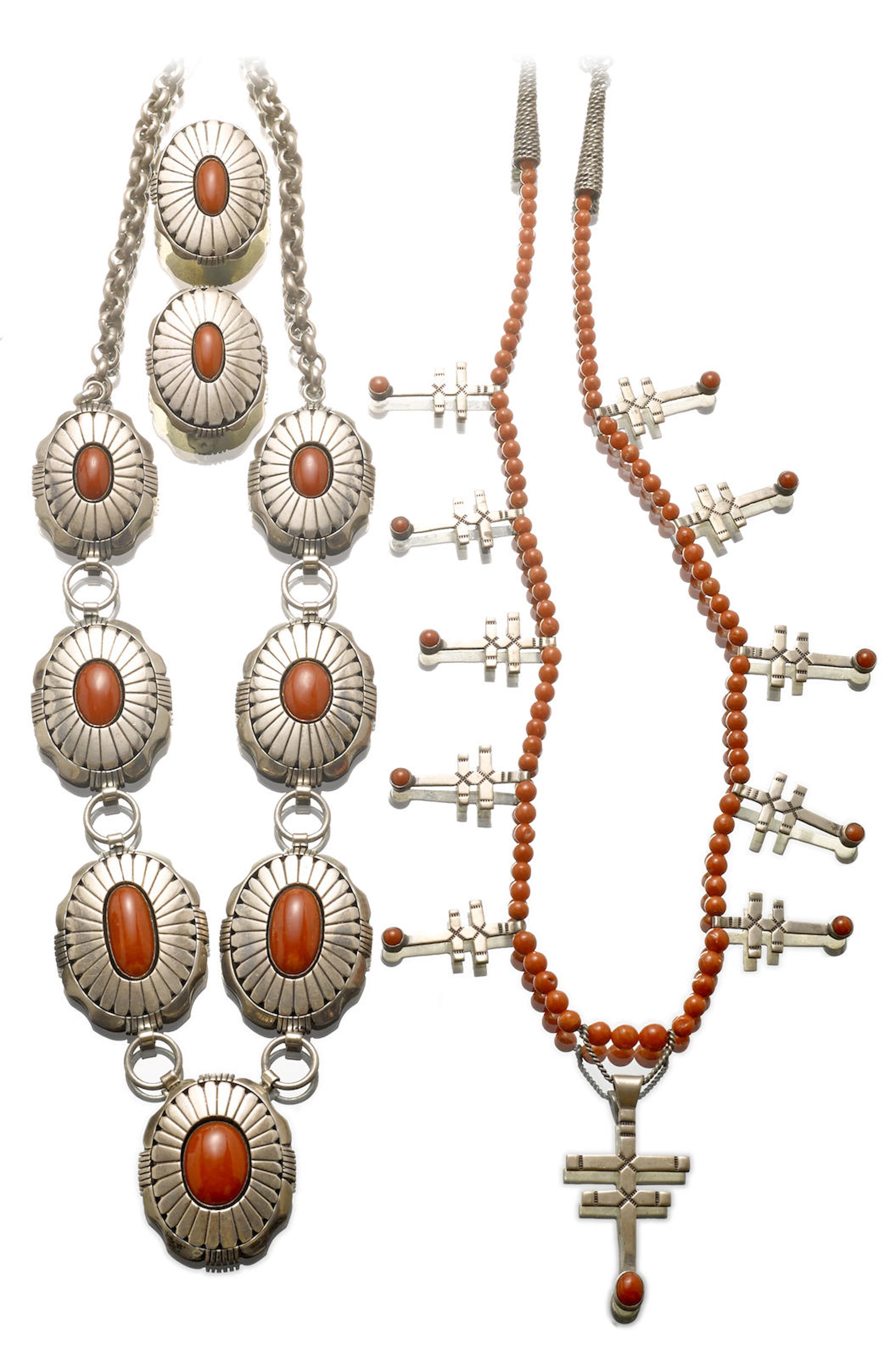 Three Southwest jewelry items