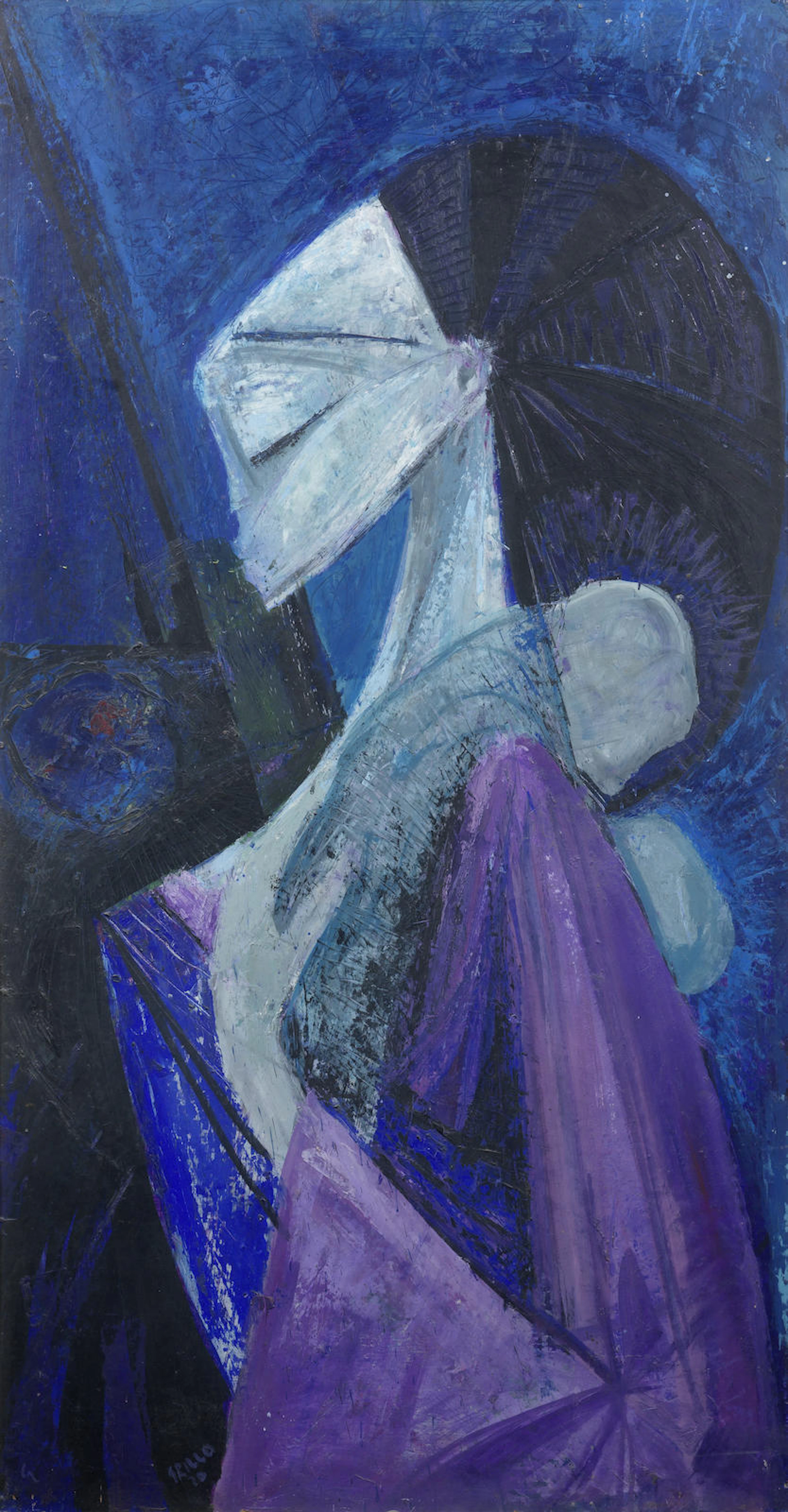 Yusuf Adebayo Cameron Grillo (Nigerian, born 1934) 'Mother of Twins'