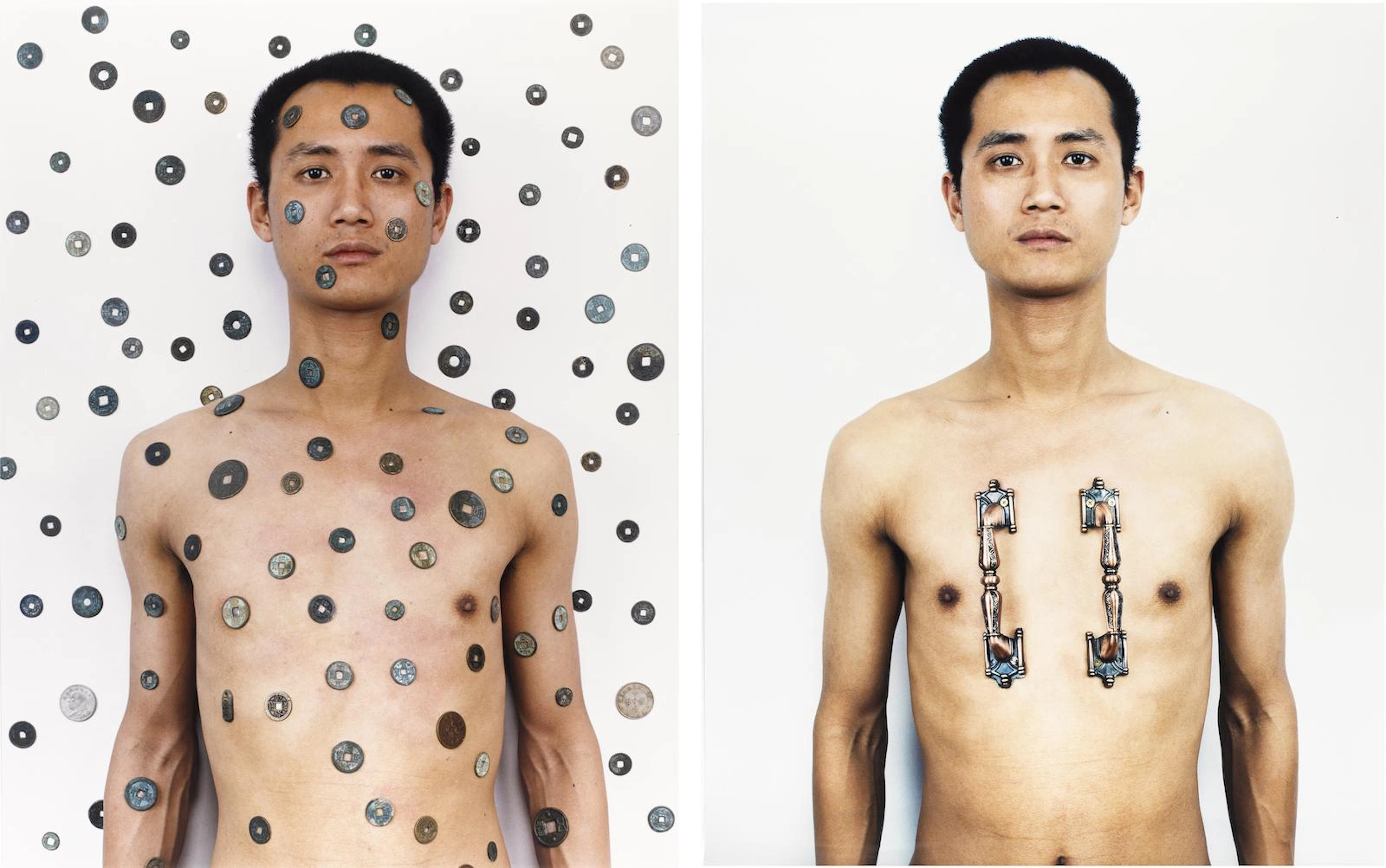 Qiu Zhijie B. 1969 邱志傑 Tattoo Series No 4 & 8 紋身系列：4及8號